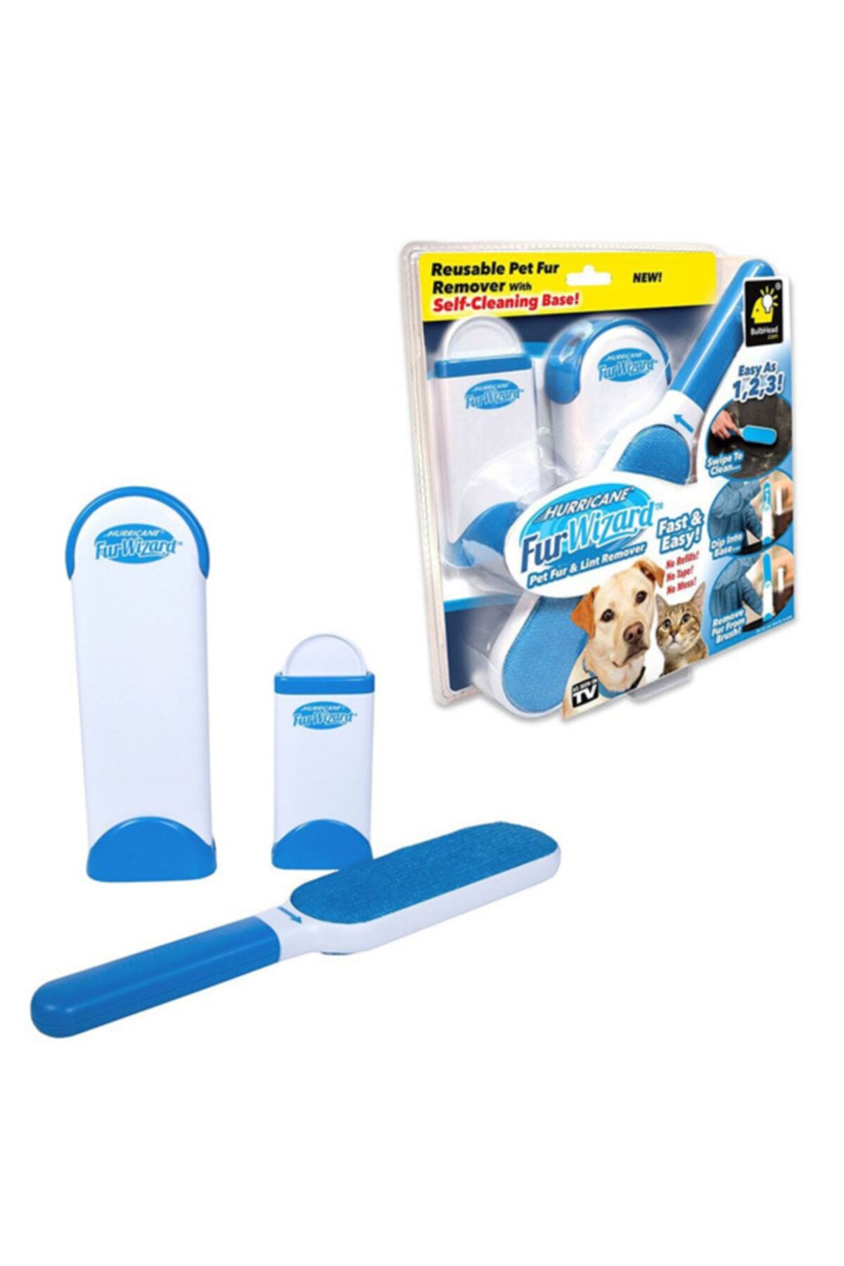 HİLALSHOP Fur Wizard Tüy Toplama Aparatı Fırçası