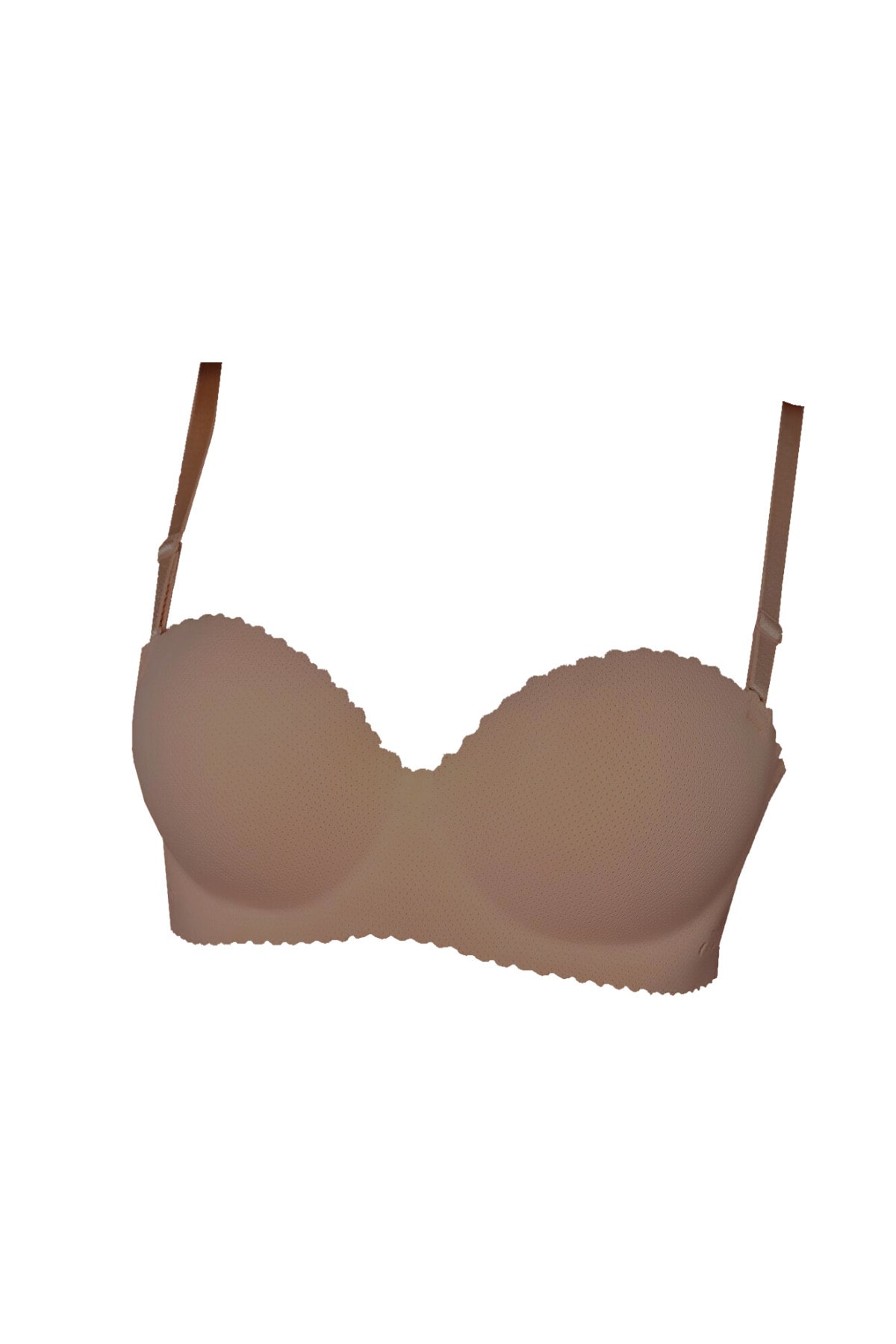 F.K Fk Dolgulu Lazer Kesim Straplez Sütyen