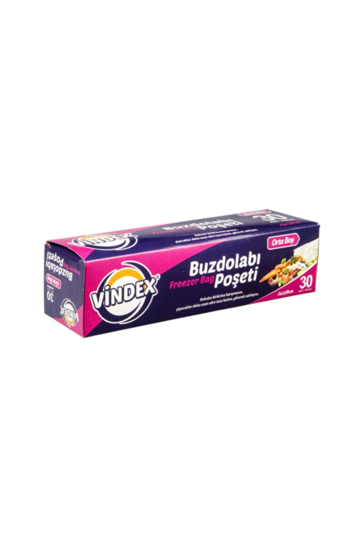 Vindex Buzdolabı Poşeti Orta Boy (5 Adet)