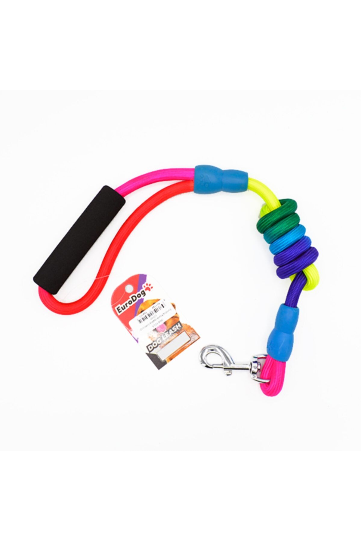 HİLALSHOP Eurodog Köpek Uzatma Gökkuşağı 120cm