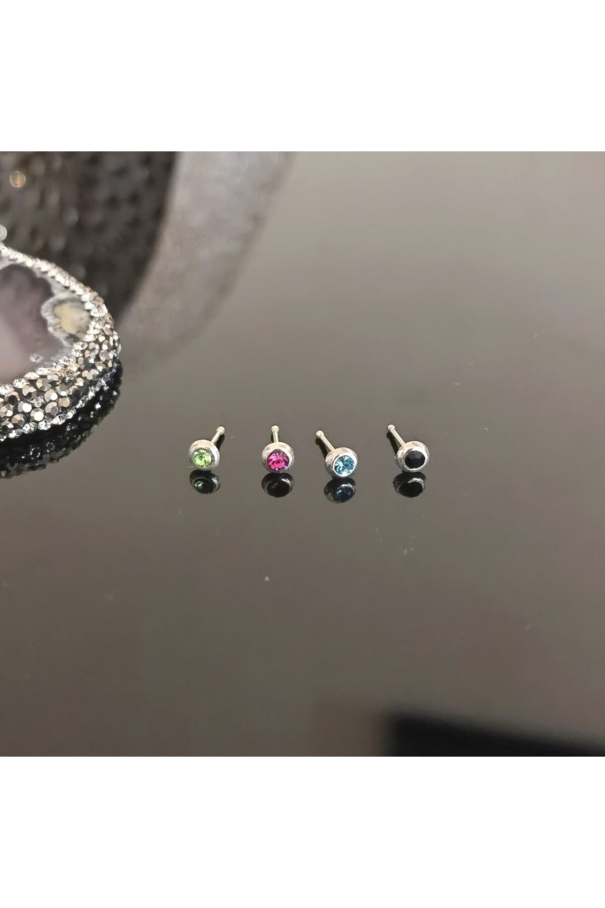 Bylin Dörtlü 925 Ayar Gümüş Renk Renk Hızma Seti