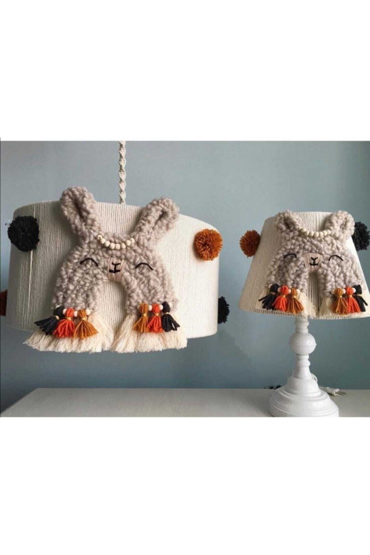 btlcrafts Makrome El Yapımı Sarkıt Avize Abajur