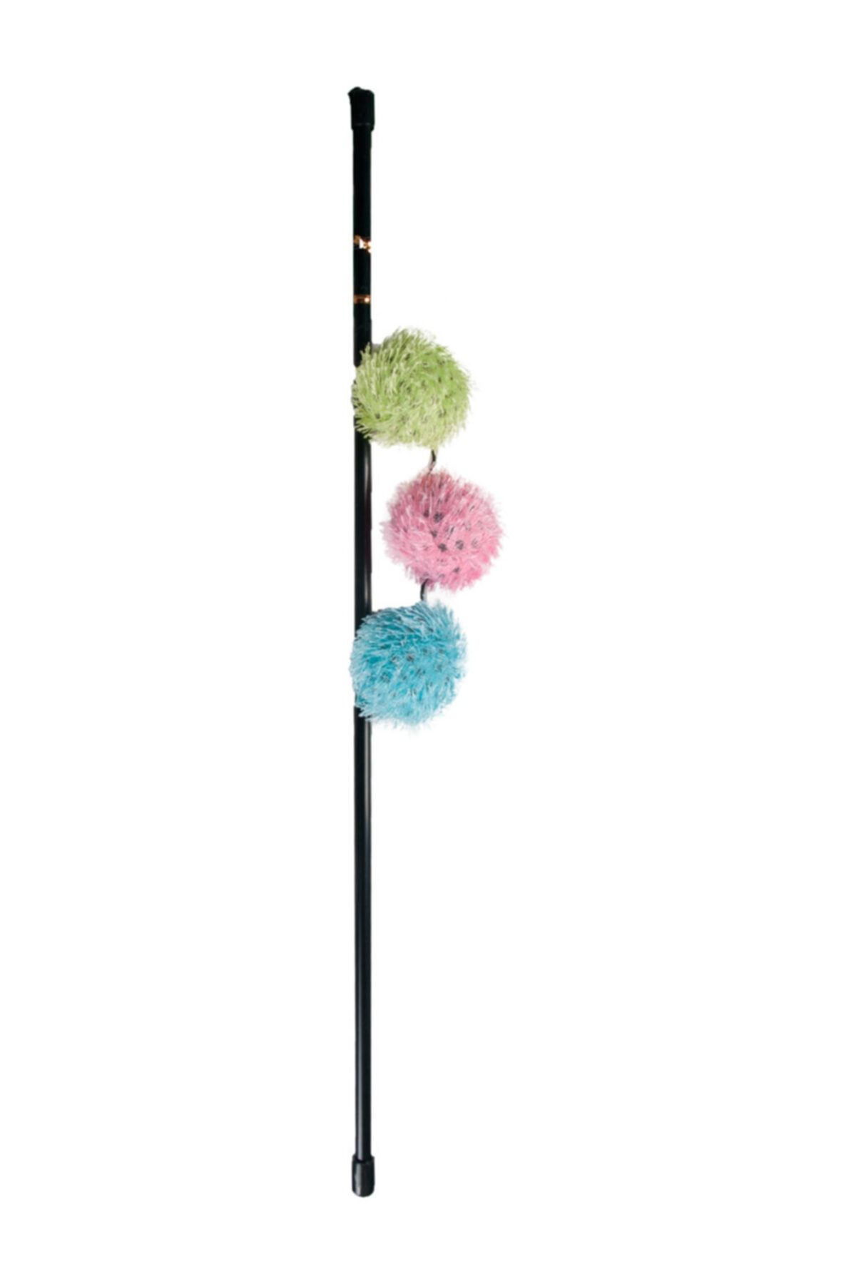 HİLALSHOP Karlıe Kedi Oltası Kedi Otlu 50cm Karışık Renkli