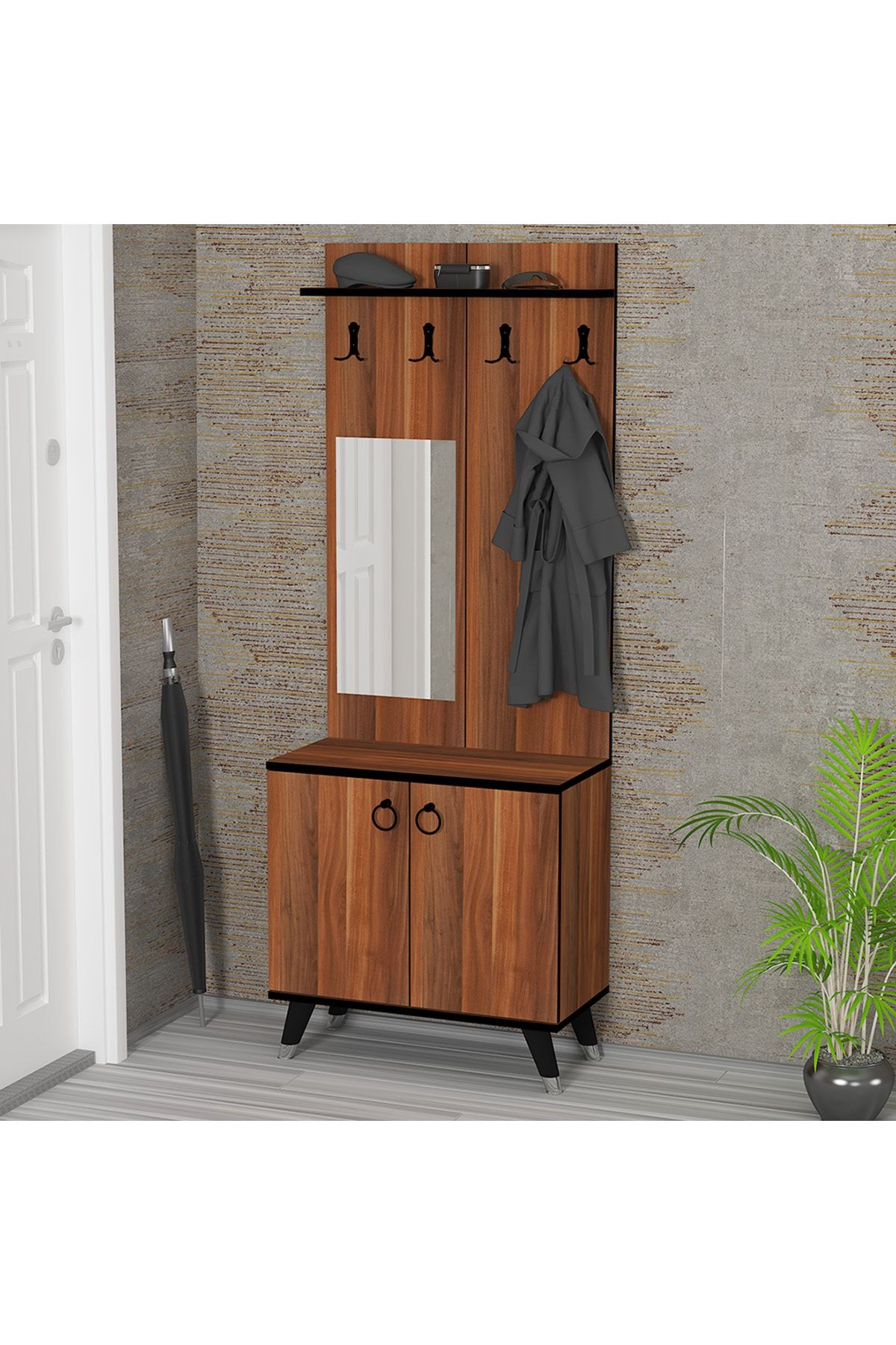 Kalender Dekor Sonia-5 Sn05 Vestiyer Ayakkabılık Vestiyer Portmanto