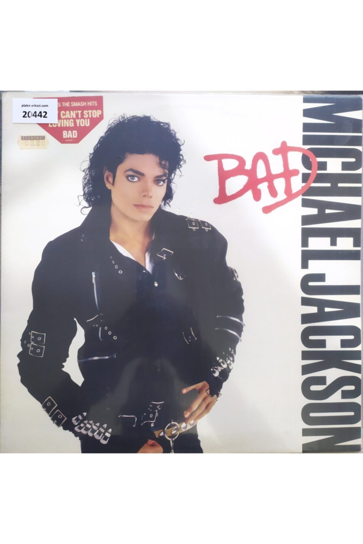 Plak Merkezi Mıchael Jackson - Bad - Açılır Kapak - 1987 Avrupa Baskı - Dönem Baskı