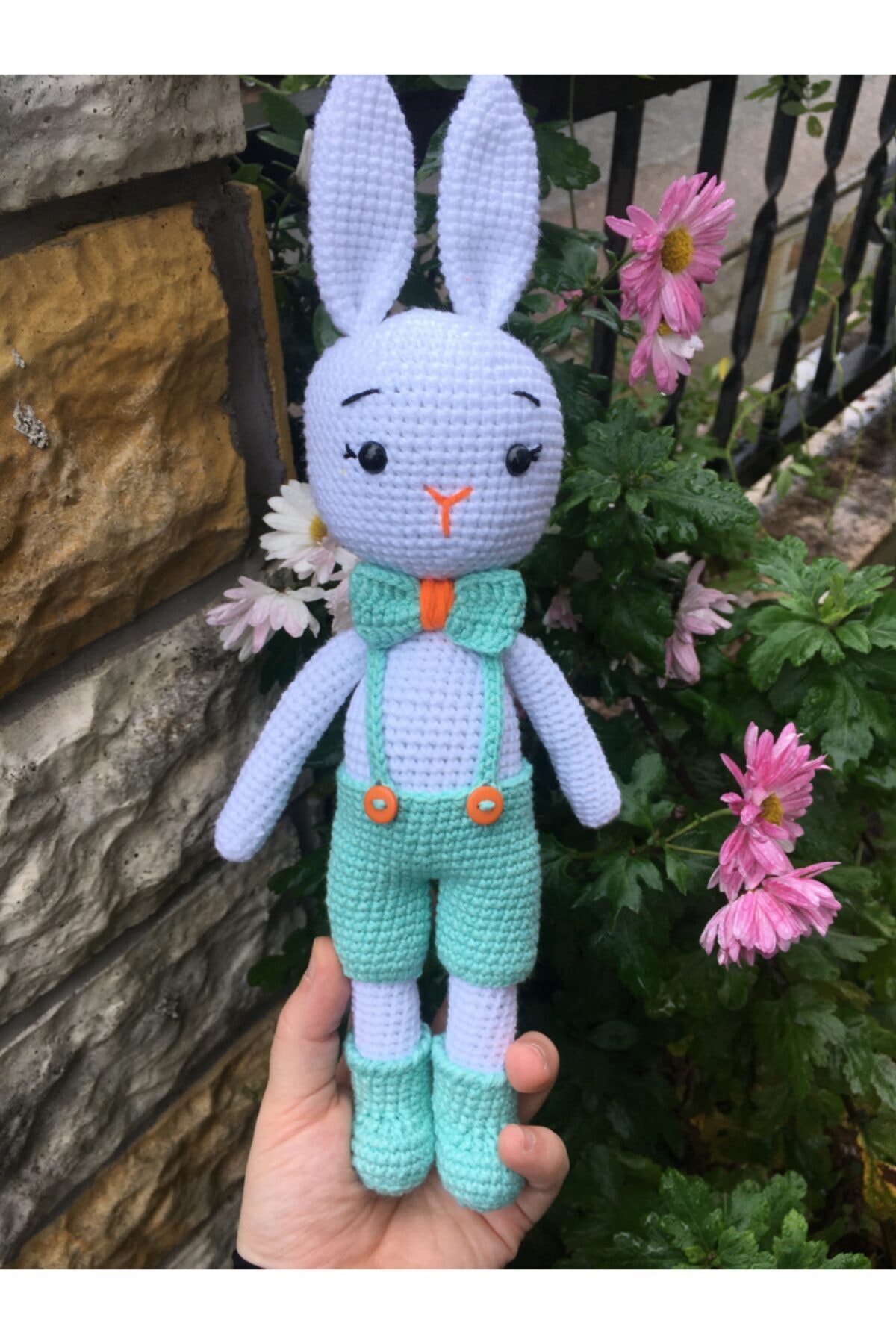 USTAHOBİEVİ Amigurumi Sevimli Erkek Tavşan