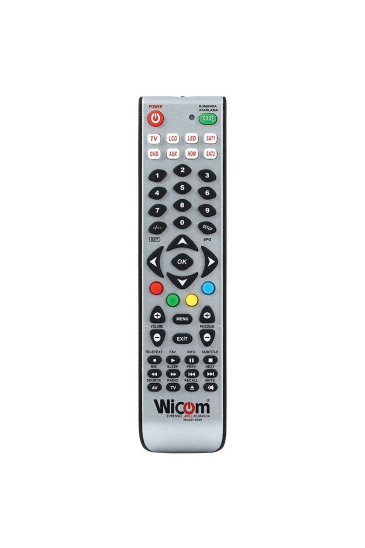 ÇEBSHOP Wicom 8 In1 Evrensel Akıllı Kumanda