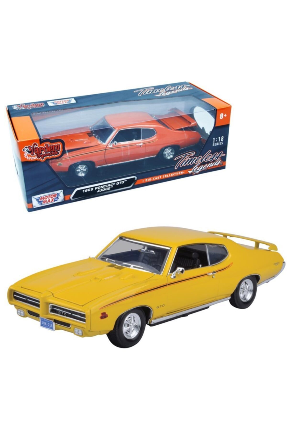 VARDEM OYUNCAK Pontiac Gto Judge 1969 Model Araba 1969 1:18