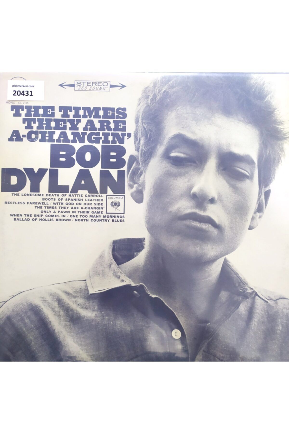 Plak Merkezi Bob Dylan - The Tımes They Are A-changın' - 1967 Amerika Baskı - Dönem Baskı