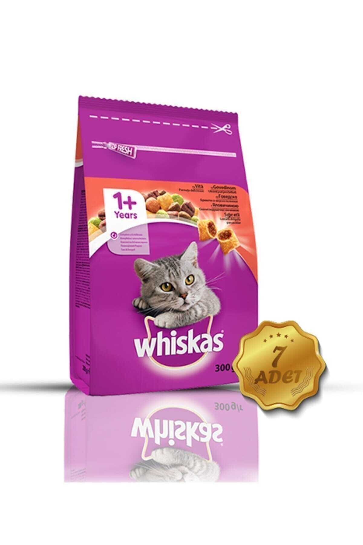 Whiskas Biftekli Kuru Mama  300 gr x 7 Adet