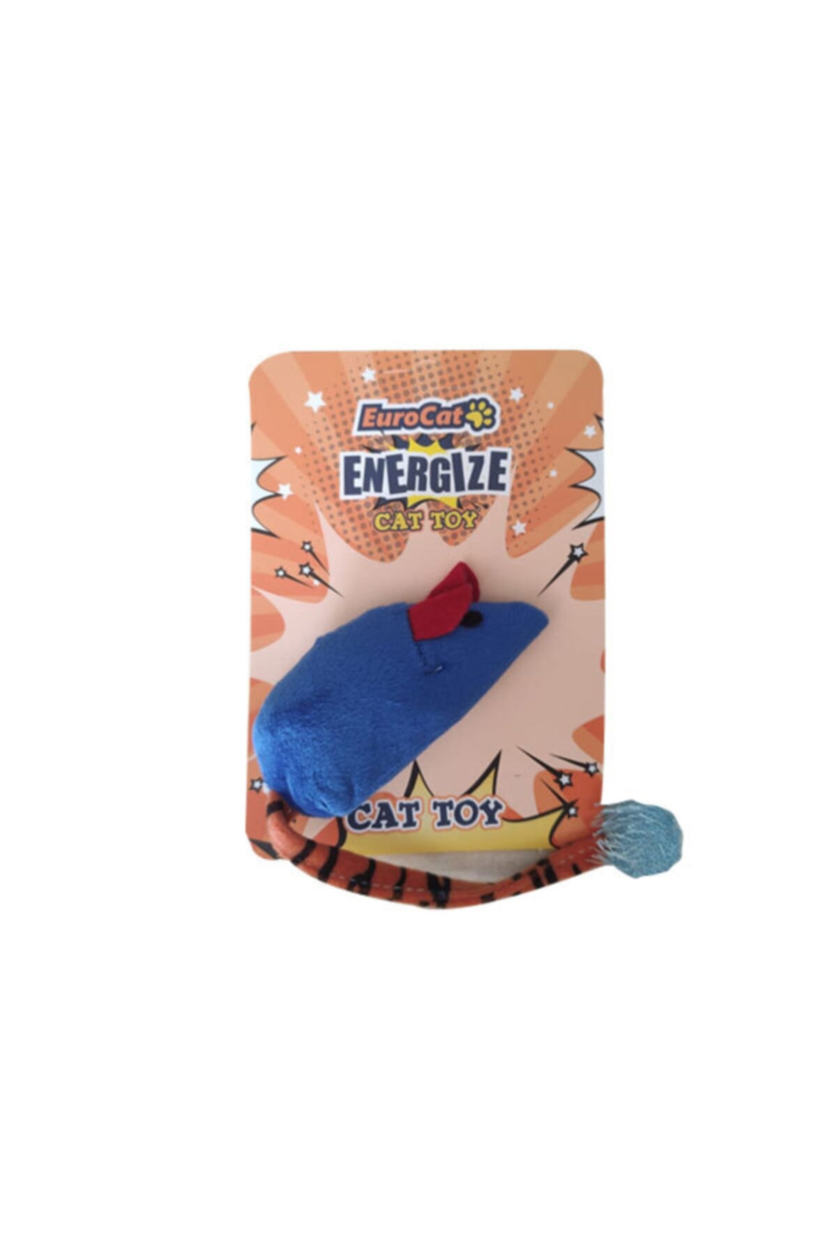 HİLALSHOP Eurocat Kedi Oyuncağı Uzun Kuyruklu Fare