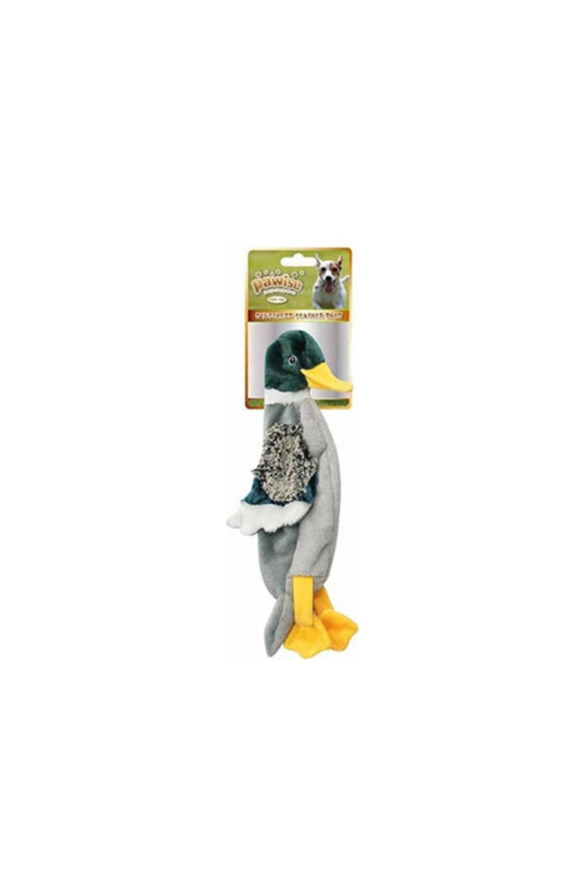HİLALSHOP Pawise Stuffless Duck Squeaker Köpek Oyuncağı