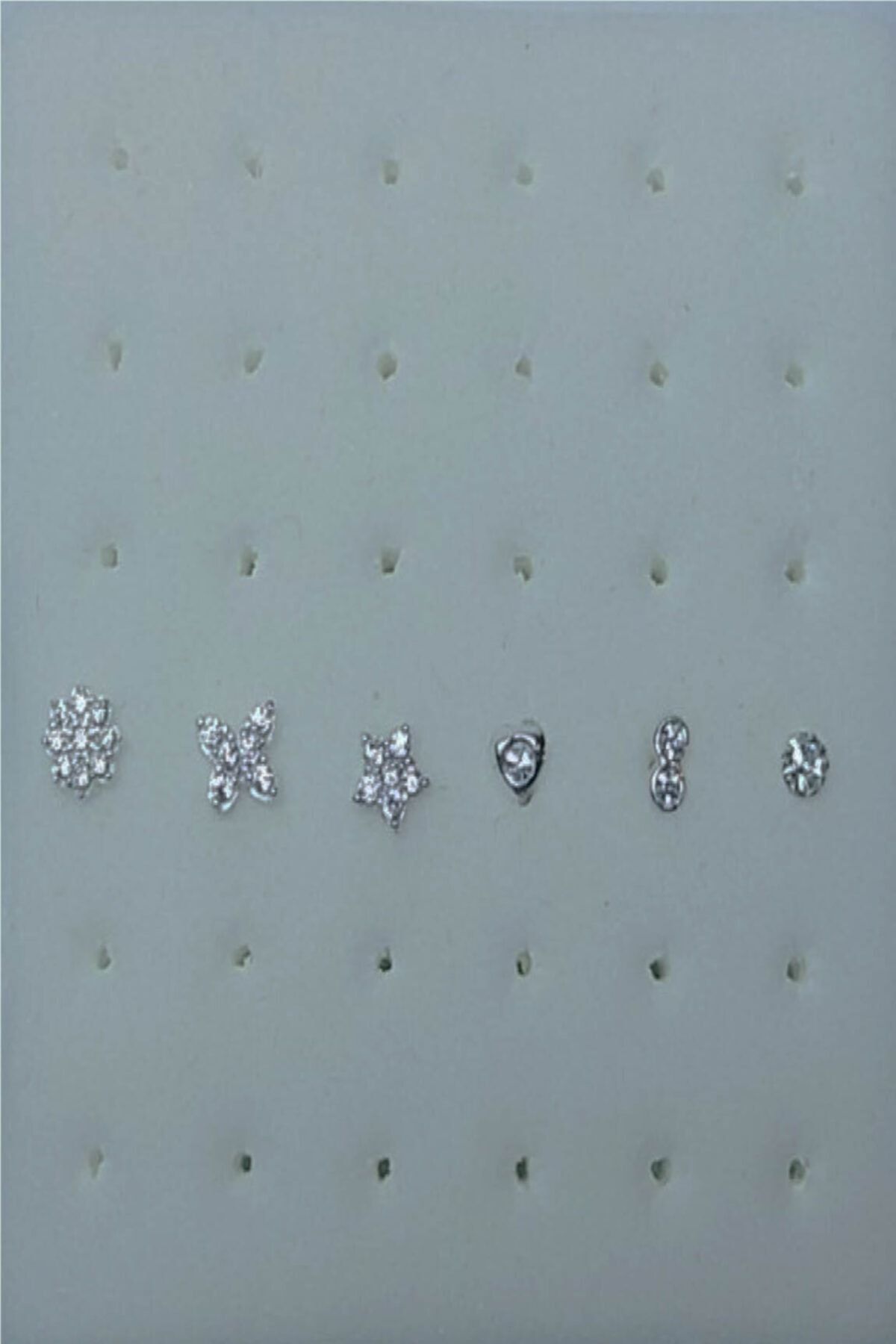 Si&Si Accessories 925 Ayar Gümüş 6 Adet Zirkon Taşlı Hızma Set 3