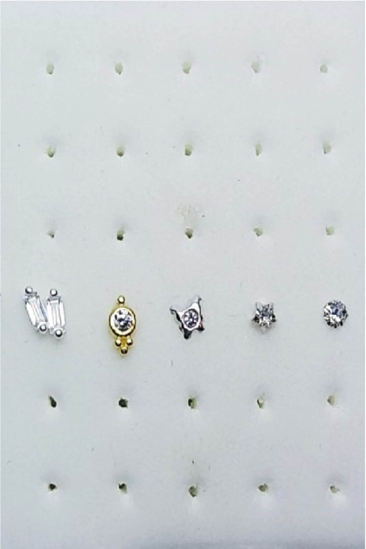 Si&Si Accessories 925 Ayar Gümüş 5 Adet Zirkon Taşlı Hızma Set 8
