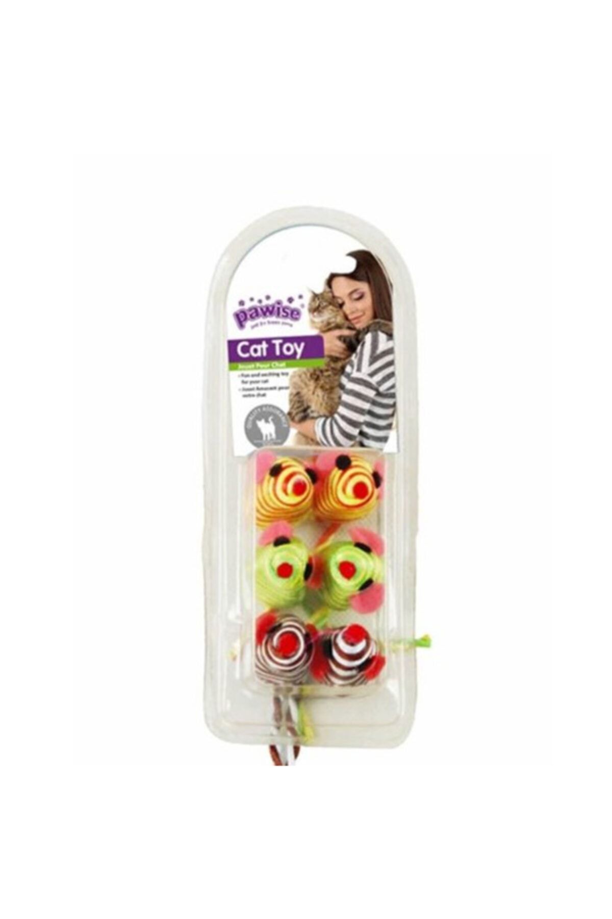HİLALSHOP Pawise Renkli Fare 6 Adet