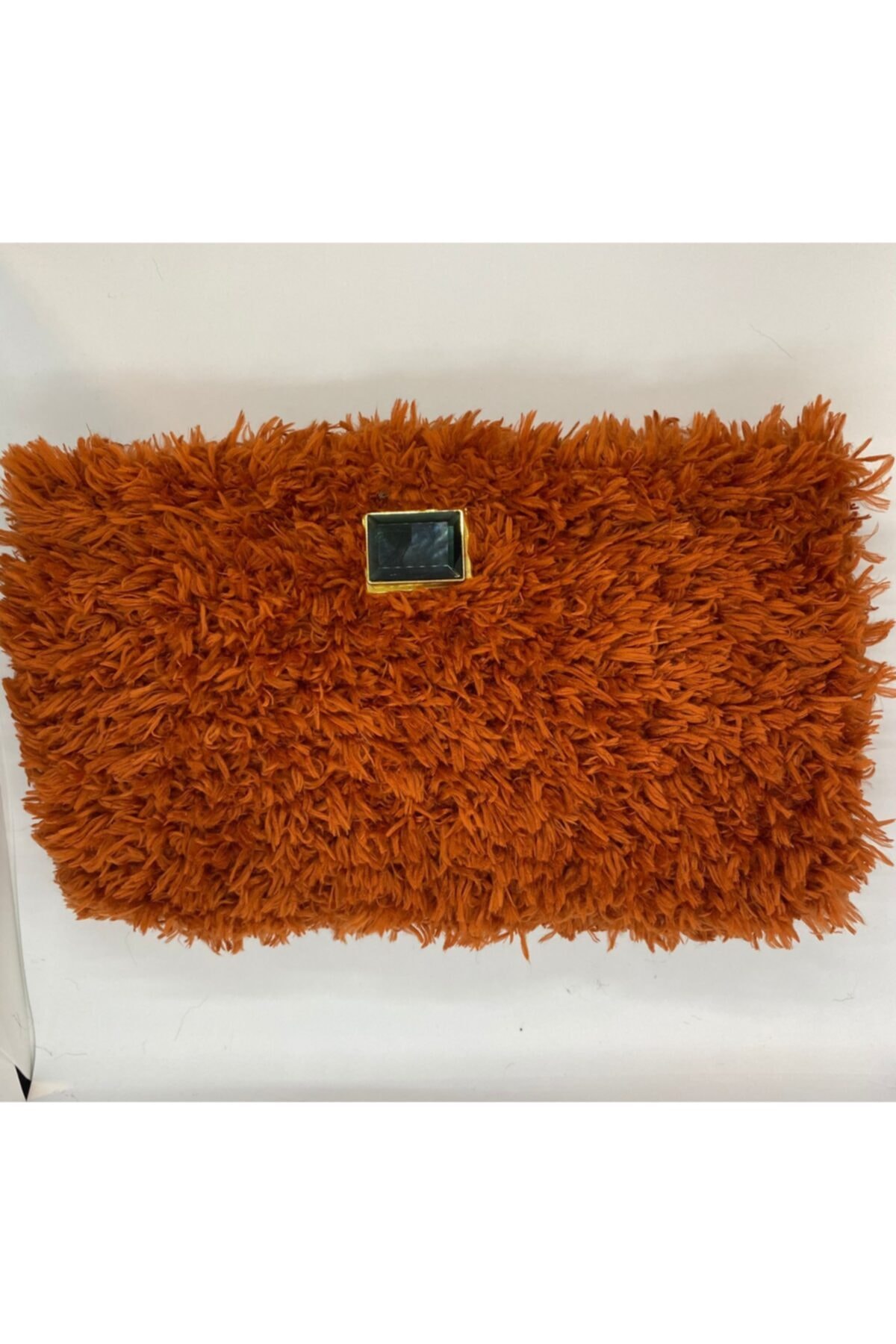 Miracle El Örgüsü Clutch Çanta Taba Rengi