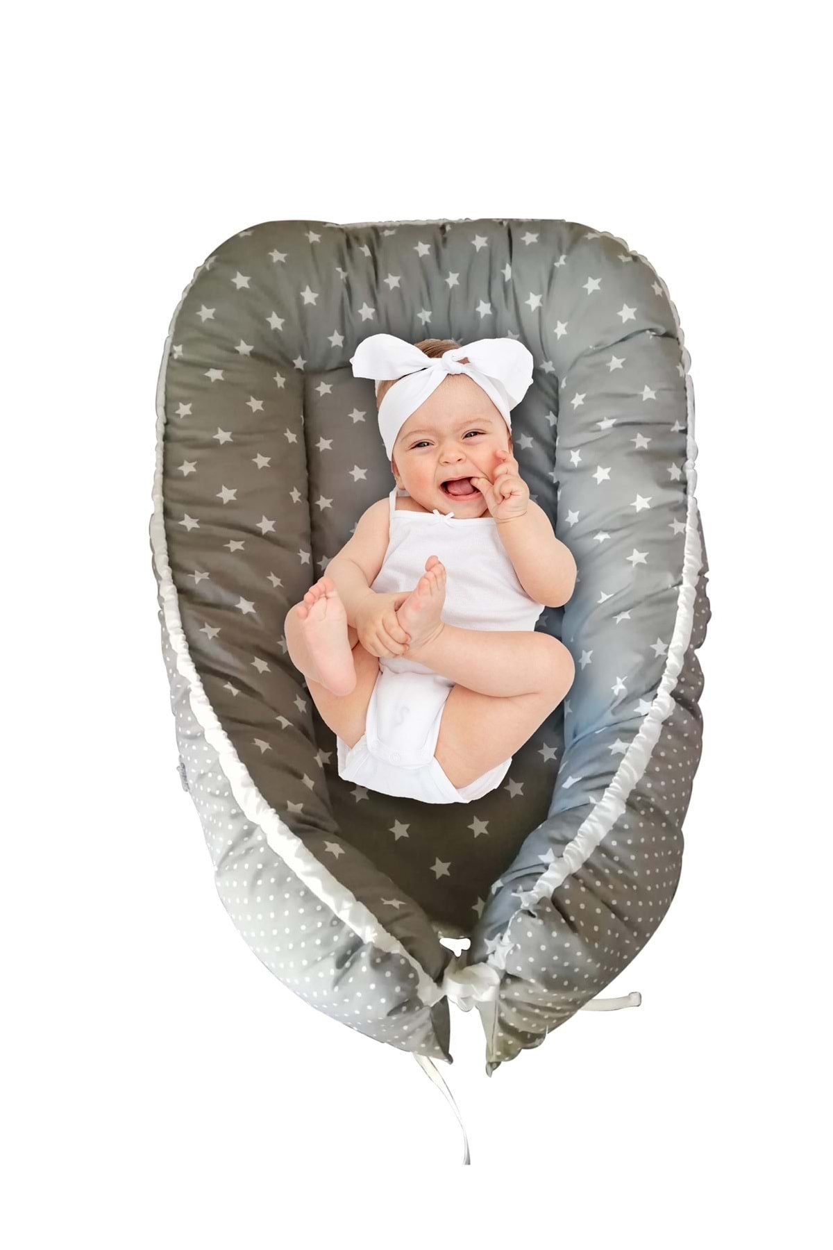 HERBEBEK Babynest Bebek Yatağı - Yıldızlar