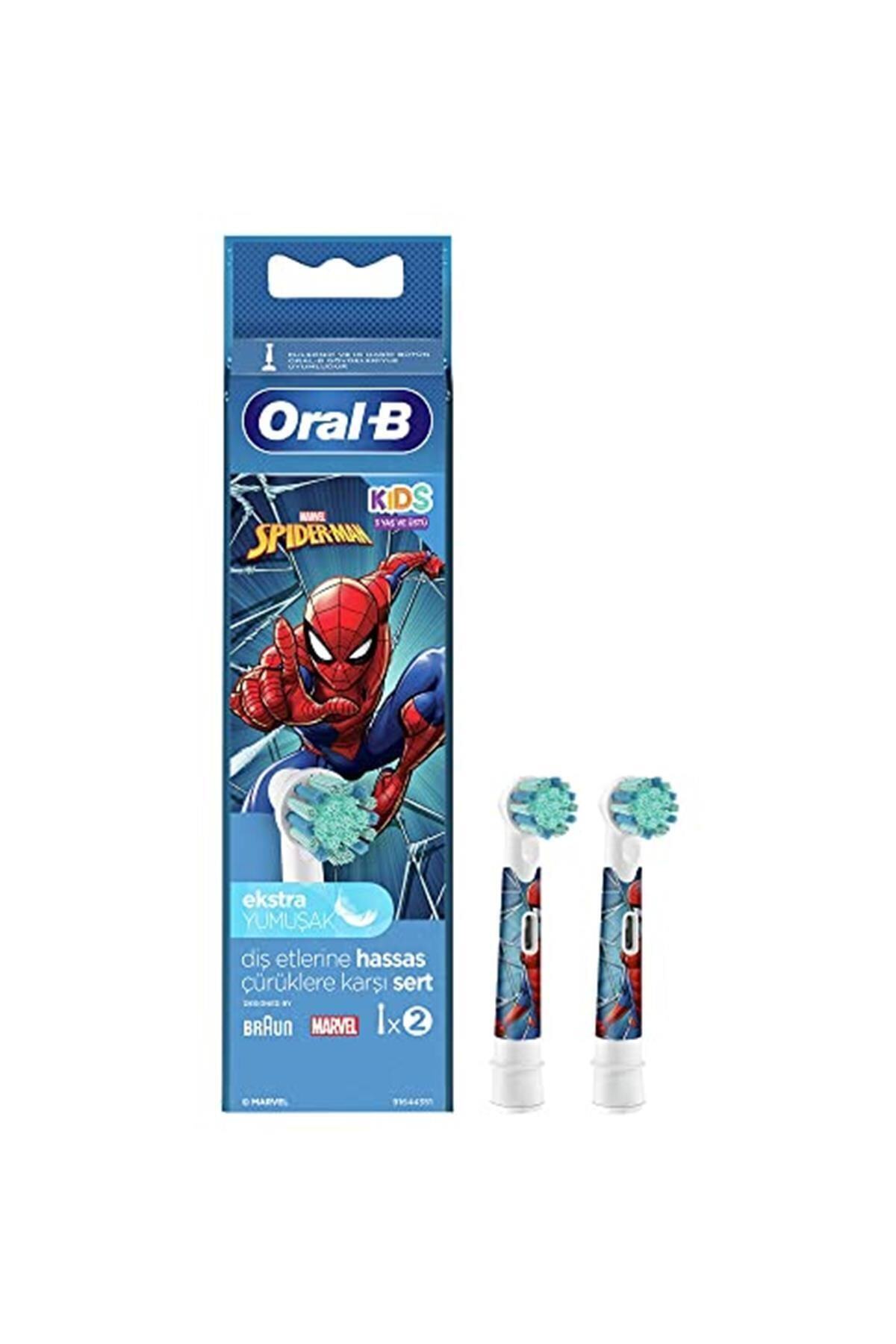 BRCTOPTAN Marka: Yedek Başlık Spiderman 2li Kategori: Manuel Diş Fırçası