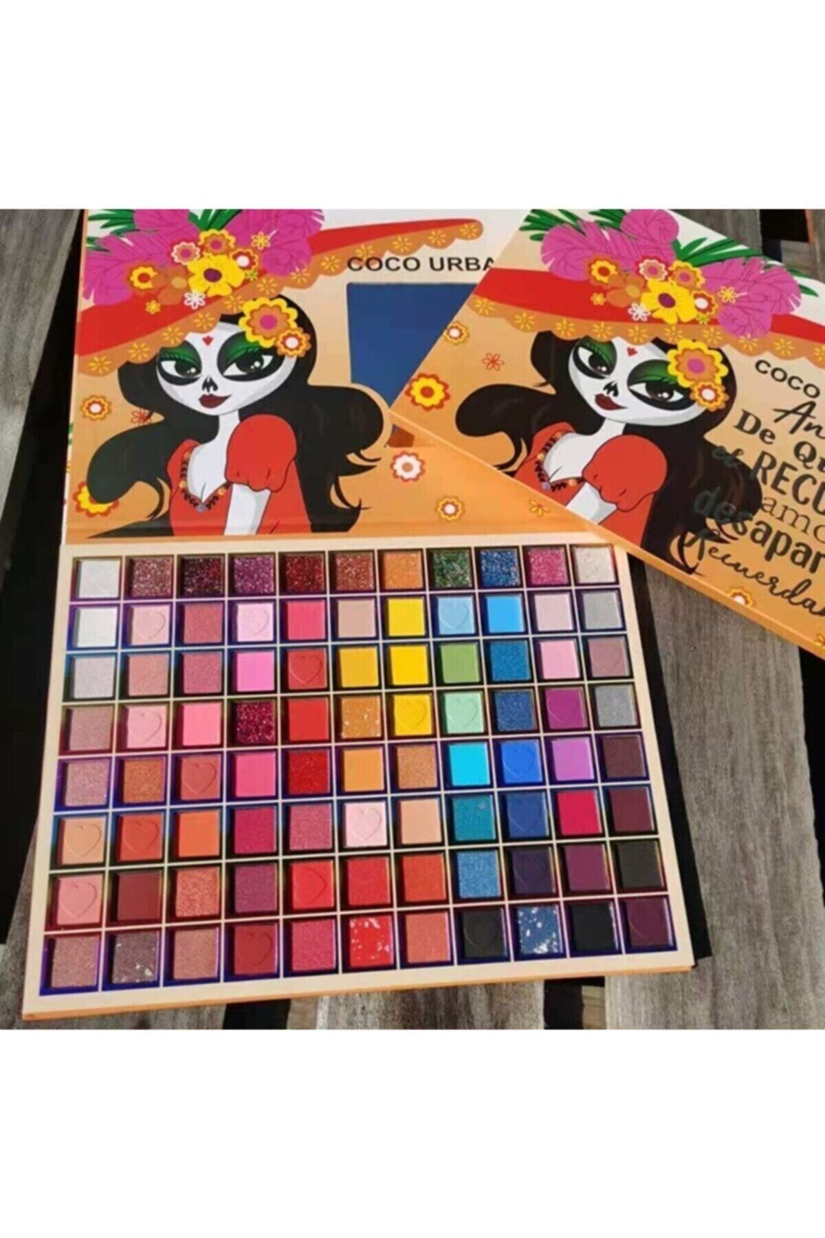 LİZAGOLD 88li Büyük Boy Far Ve Gliter Paleti Mexico