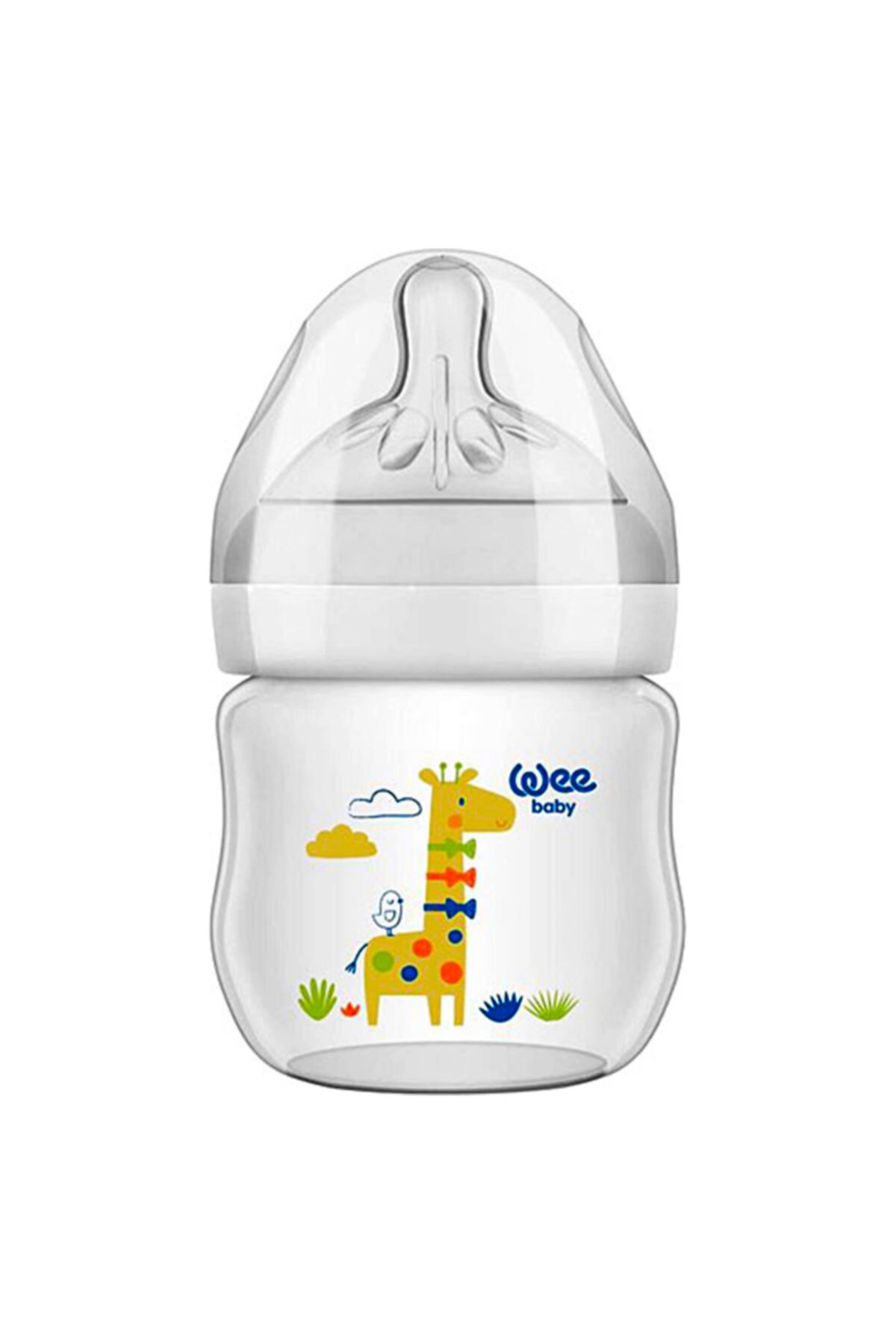 Wee Baby Natural Pp Biberon 125 ml - Zürafa Desenli