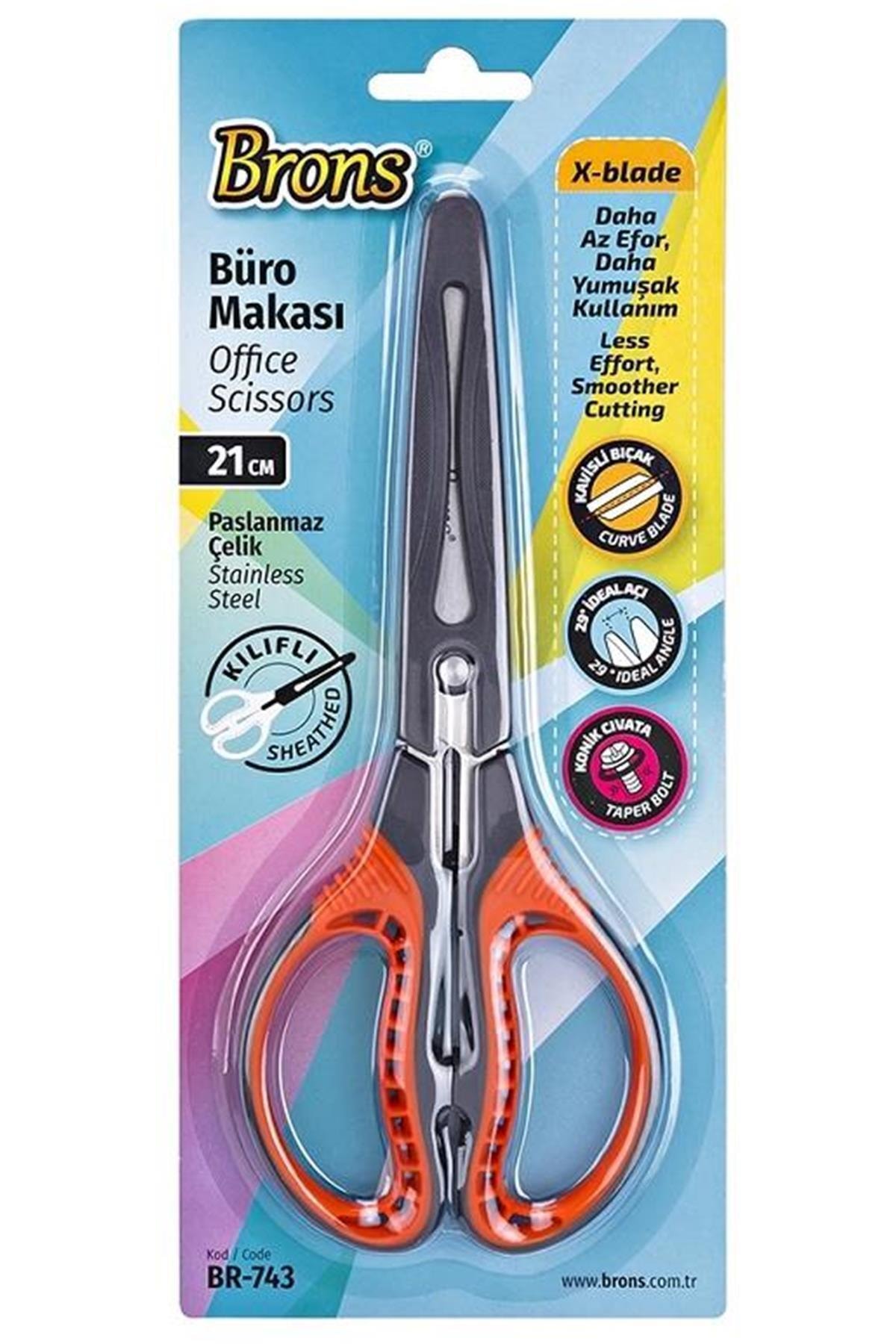 ASMEYAL Marka: Koruma Kılıflı Makas 21 Cm Br-743 Kategori: Makas