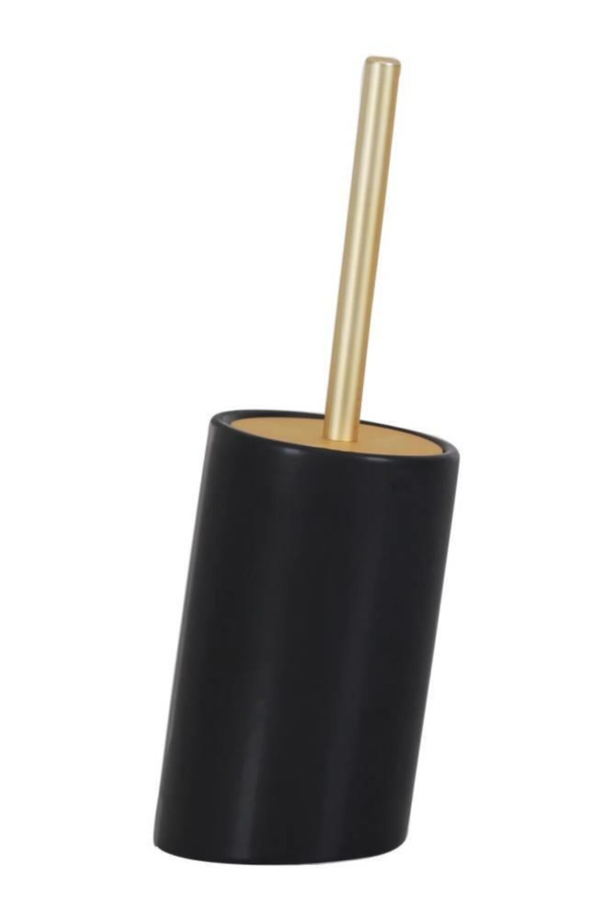 ACAR Fresh Stonewera Gold Mat Siyah Metal Saplı Wc Fırçası 10319