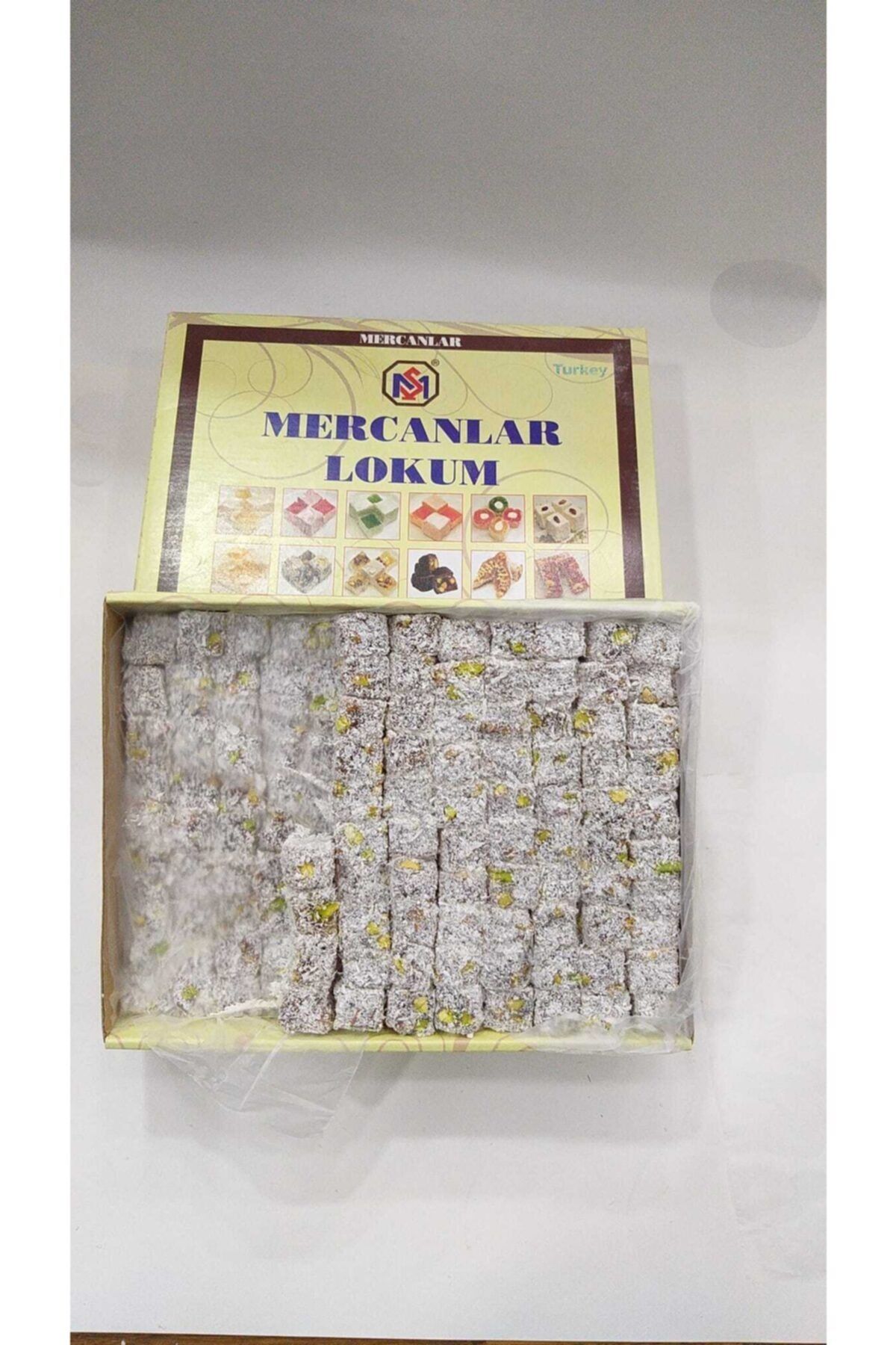H10ey Mercanlar Çifte Fıstıklı Lokum 2,5 Kg