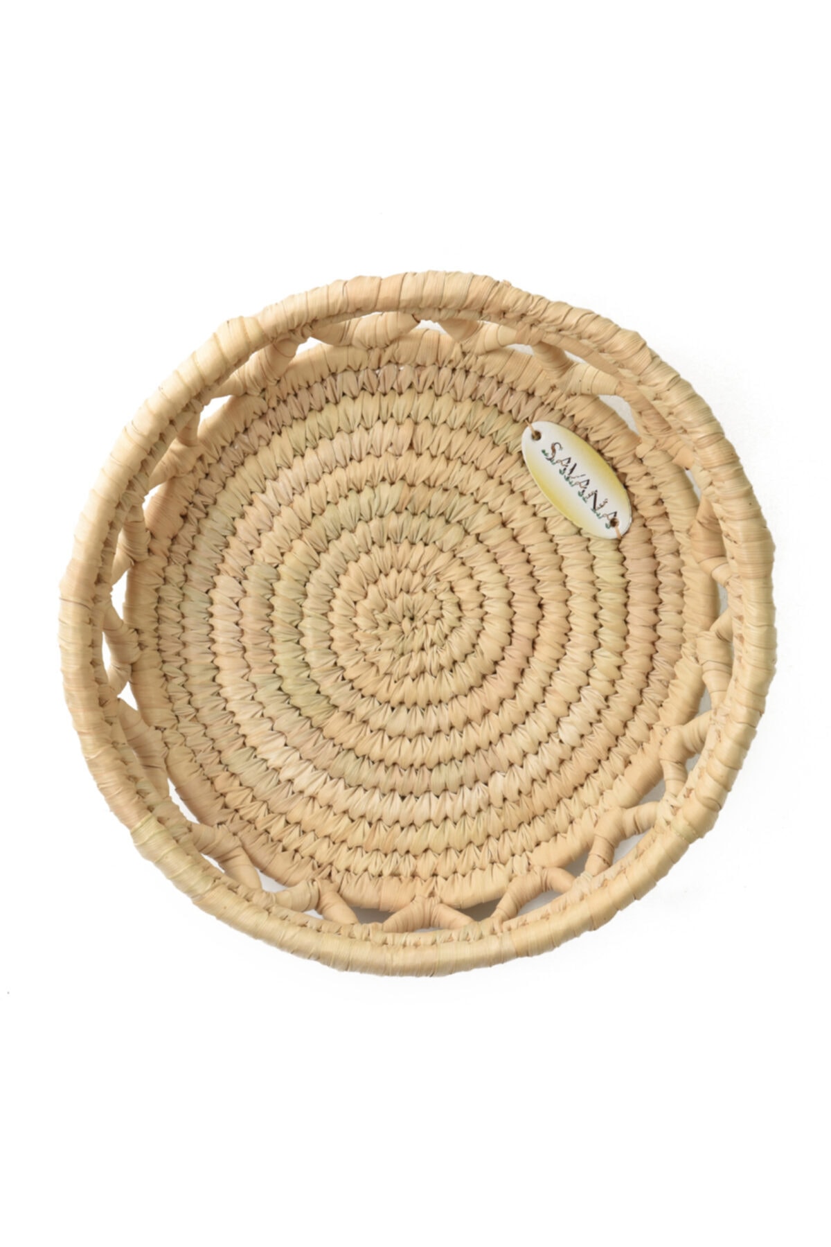 Savana El Yapımı Sanatları Salvia Hasır Duvar Tabağı _ 20 Cm