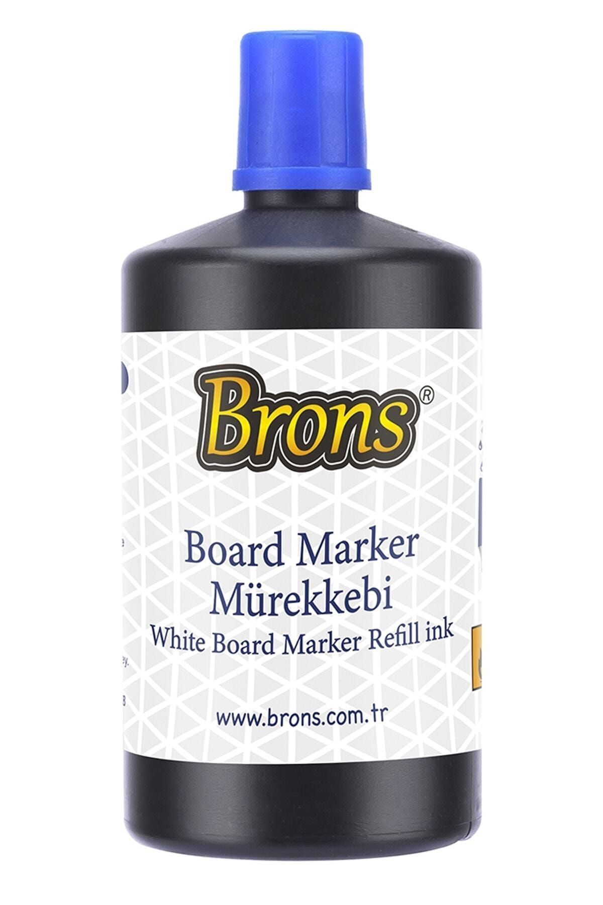 Brons Beyaz Tahta Kalem Mürekkebi 250 Ml- Mavi Tx