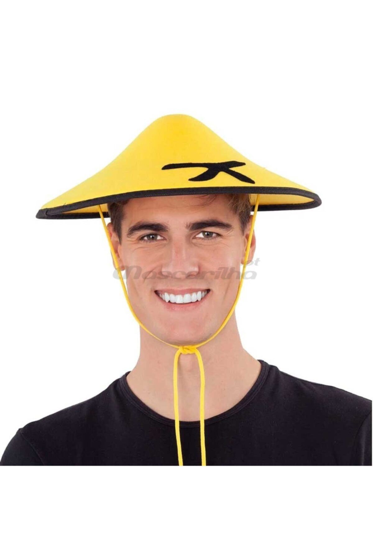 HİLALSHOP Japon Şapkası Çinli Şapkası Sarı Renk