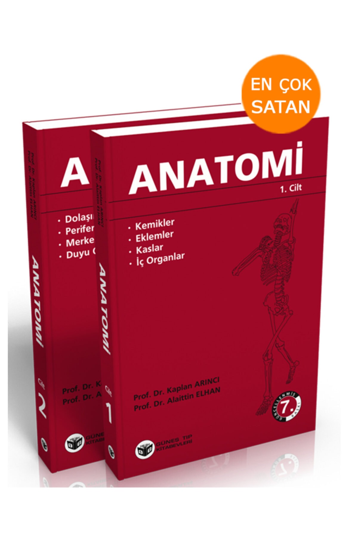 Güneş Tıp Kitabevi Arıncı - Anatomi 1-2