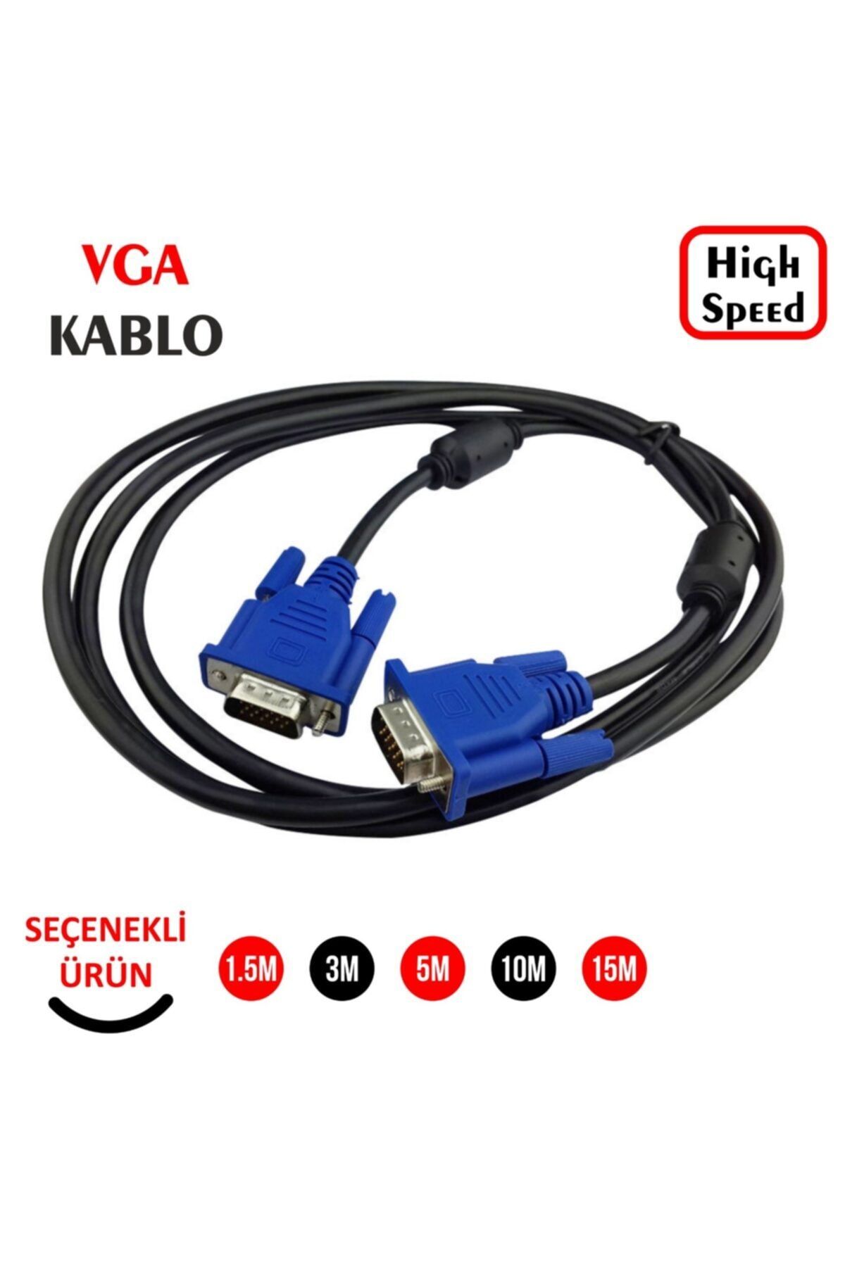 HESAPLIJET 3 Metre Vga Görüntü Kablosu Concord C-507