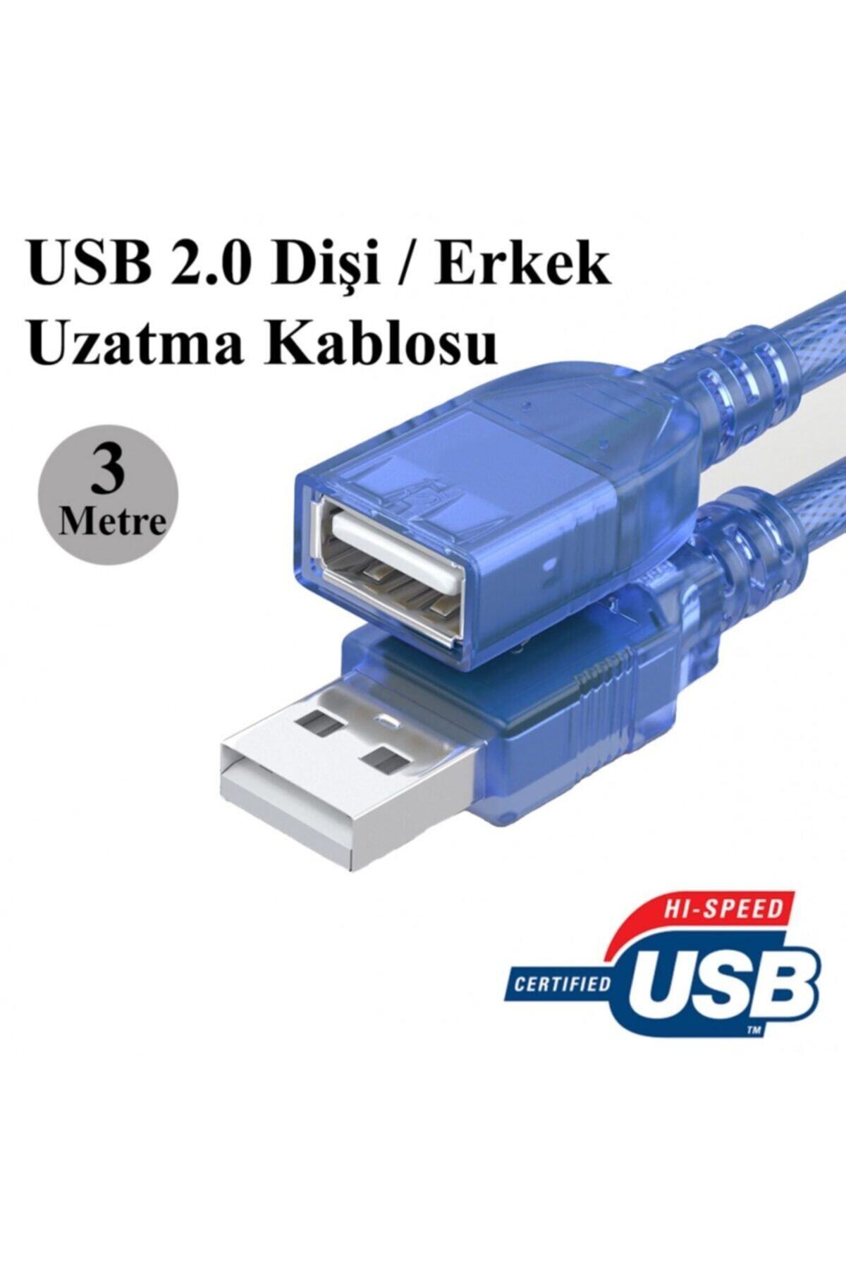 HESAPLIJET 3 Metre 2.0 Usb Uzatma Kablo Concord C-540