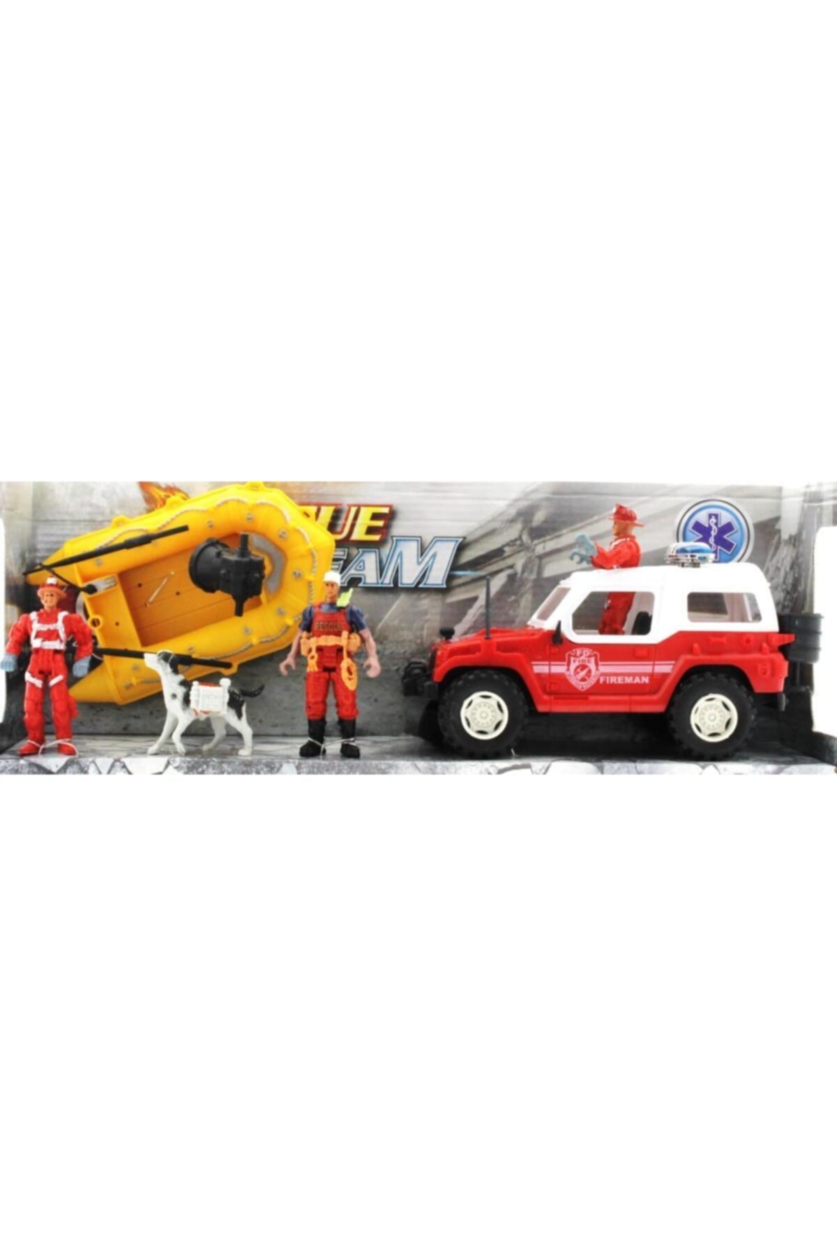 MEGA Jeep Ve Köpekli Kurtarma Timi Oyun Seti