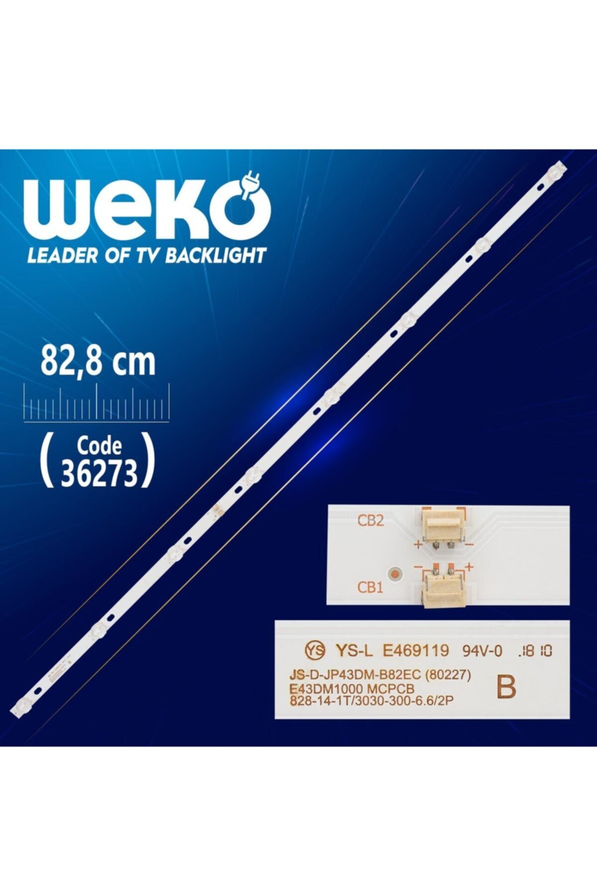 MERTER Js-d-jp43dm-b82ec (80510) B Type 8 Ledli 82.8 Cm