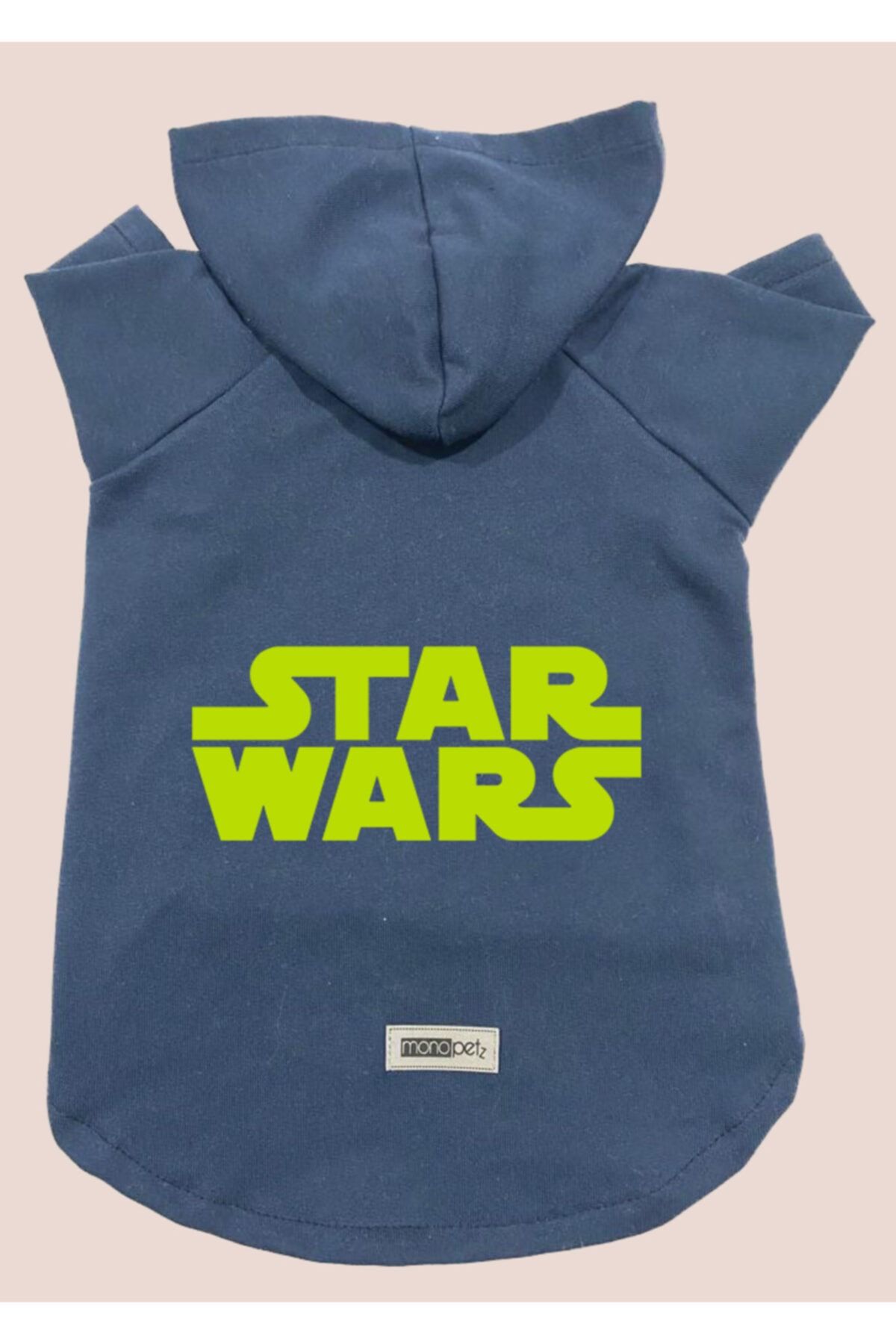 Monopetz Kapişonlu Sweatshirt Köpek Ve Kedi Kıyafeti - Lacivert Starwars - L Beden