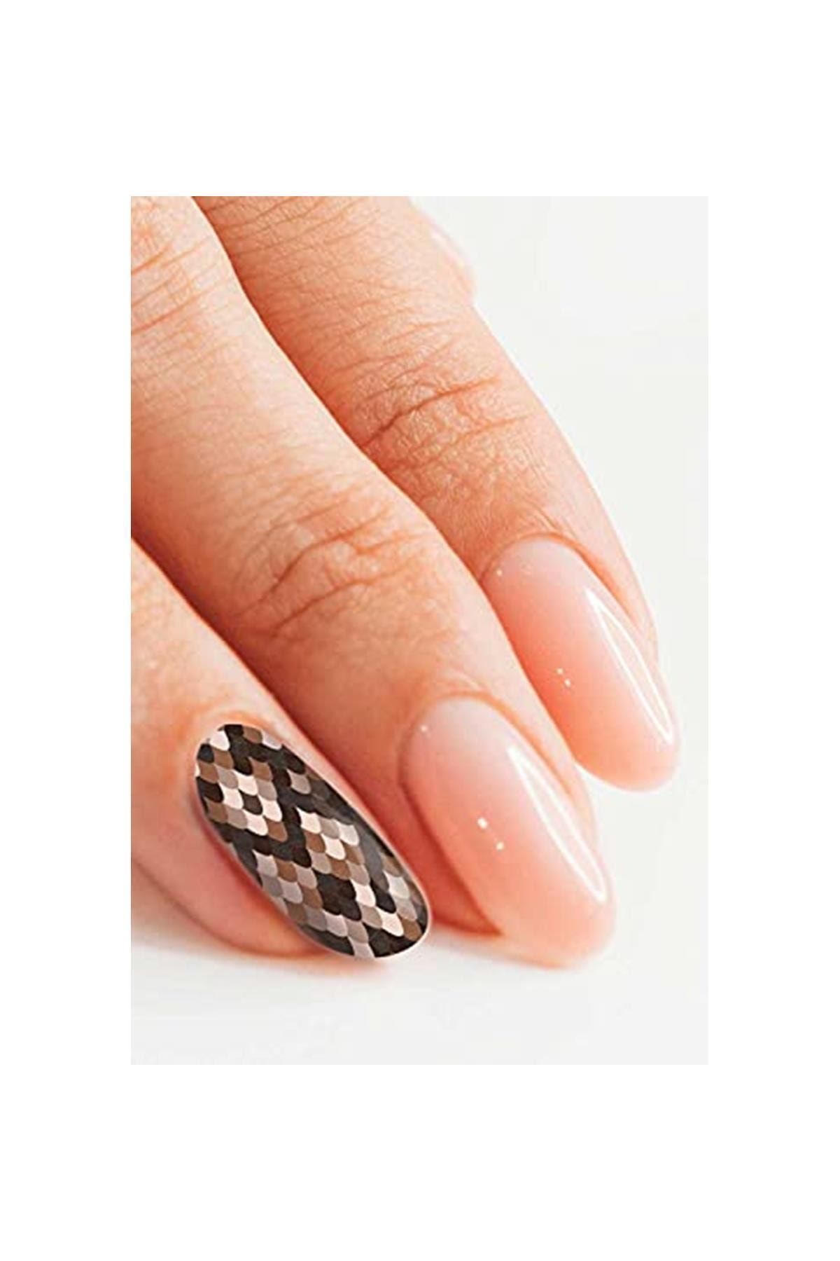 BRCTOPTAN Yılan Derisi Desenli Tırnak Dövmesi Tırnak Tattoo Nail Art