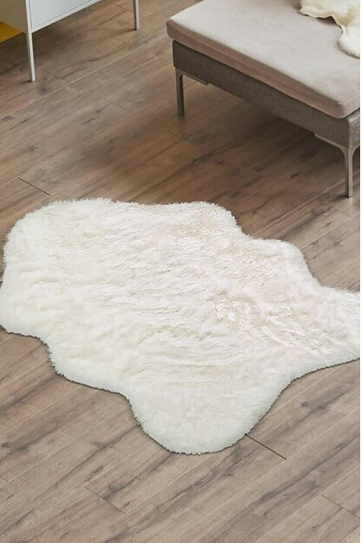 Savana Kaymaz Taban Krem Post Halı
