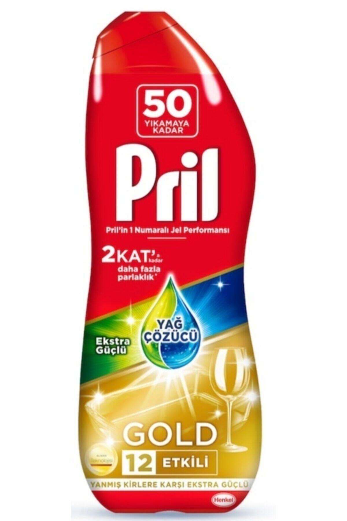 Pril Gold Jel Yağ Çözücü 50 Yıkıma + Jel Yağ Çözücü 50 Yıkıma