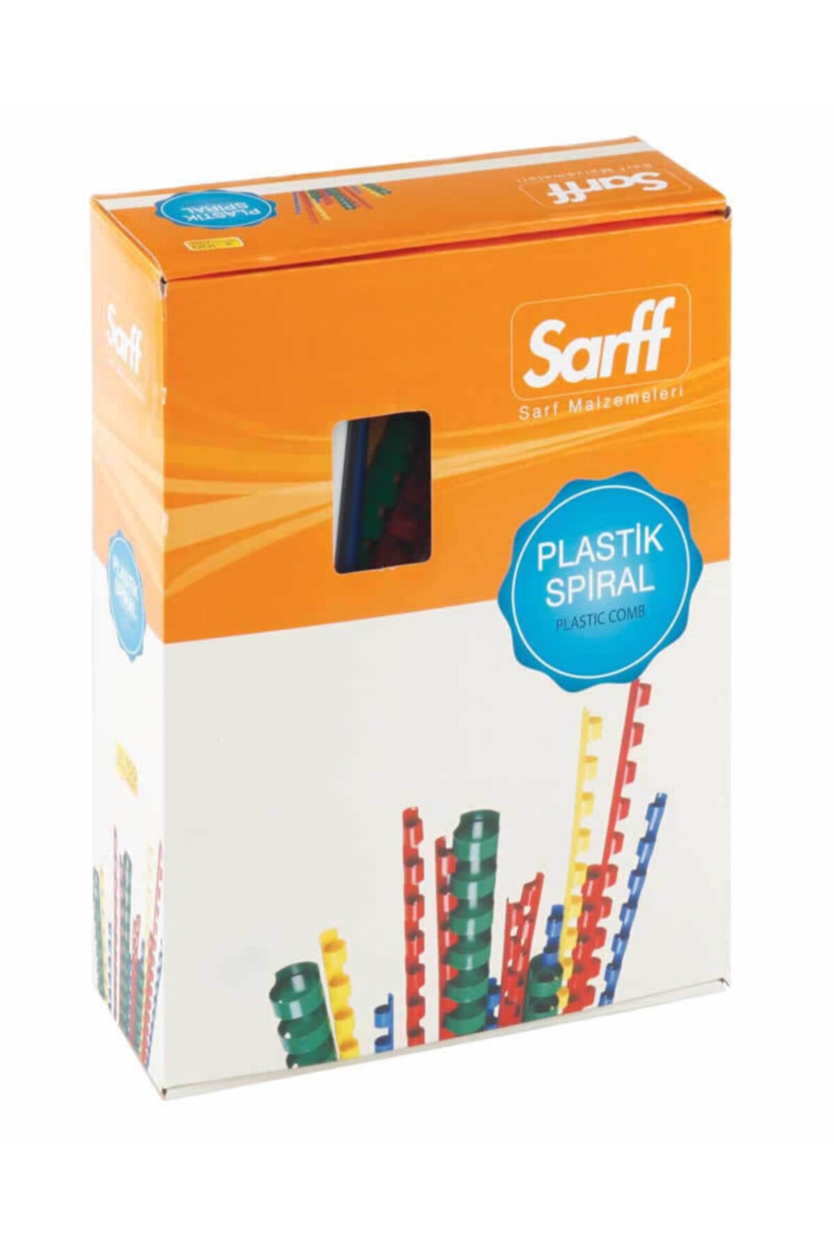 SARFF 20mm.mavi Delux Plastik Spiral 100 Adet.