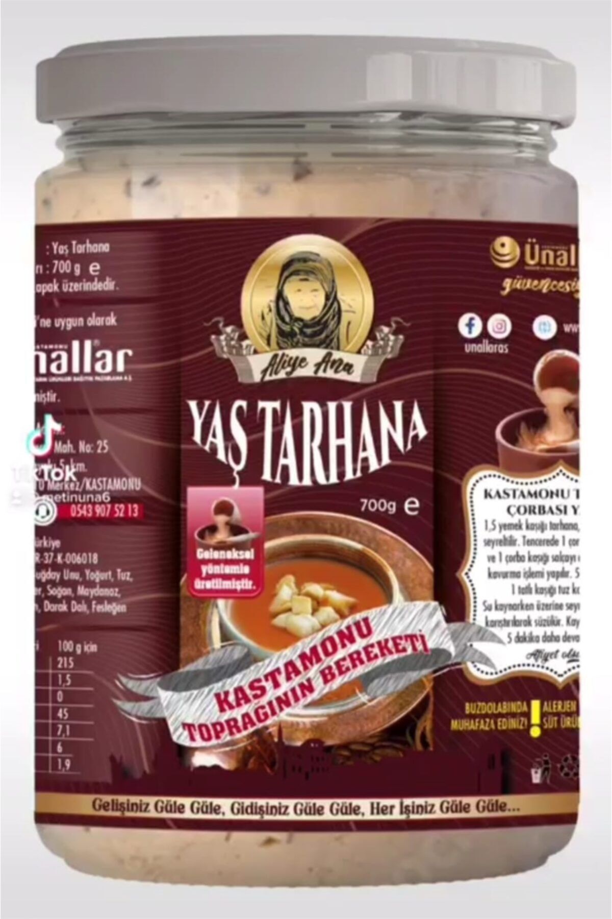 Ünallar Aliye Ana Yaş Tarhana