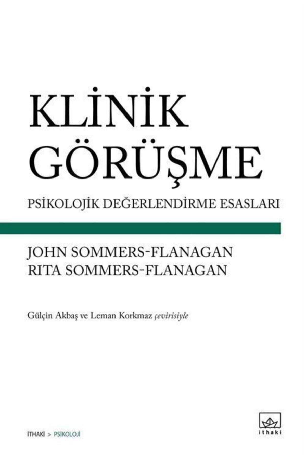 İthaki Yayınları Klinik Görüşme Psikolojik Değerlendirme Esasları
