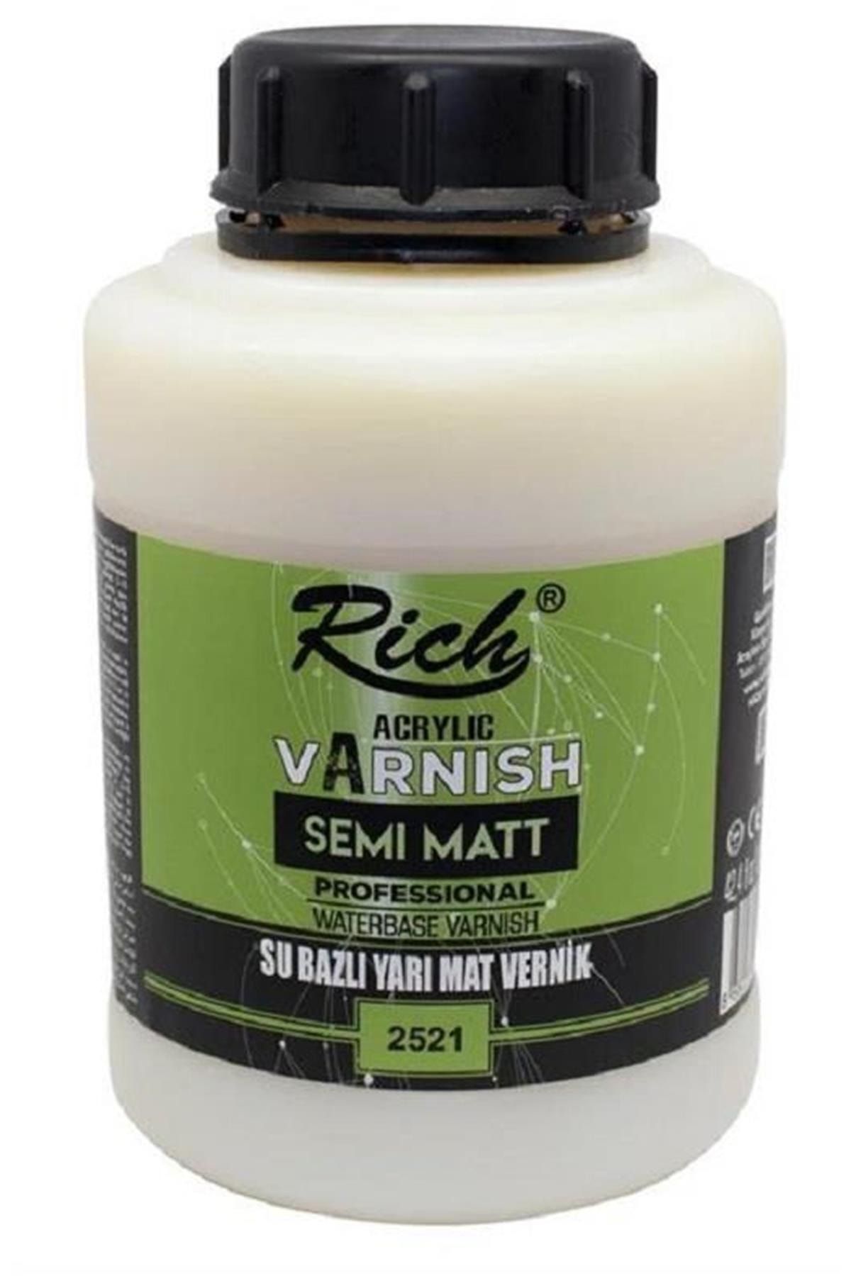 Rich Su Bazlı Vernik 2521 Yarı Mat 250 Cc