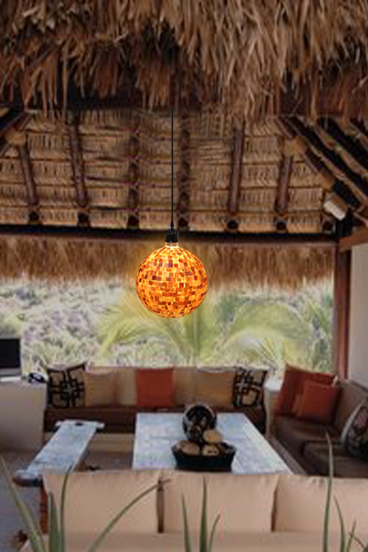 DÜNYA LED Hs.1918 Granit Desenli Salon Cafe Çocuk Odası Ofis Led Panel Sarkıt Avize