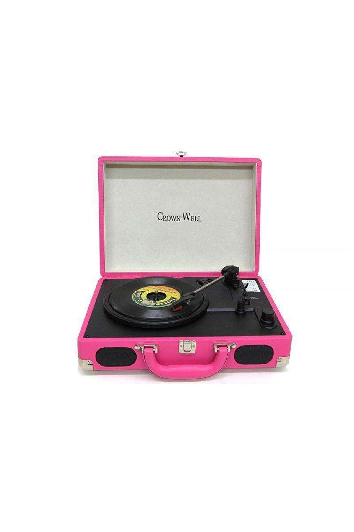 NO.8 HOUSE Pikap Çantalı Crownwell Önden Hoparlörlü Pembe Hoparlör Girişli