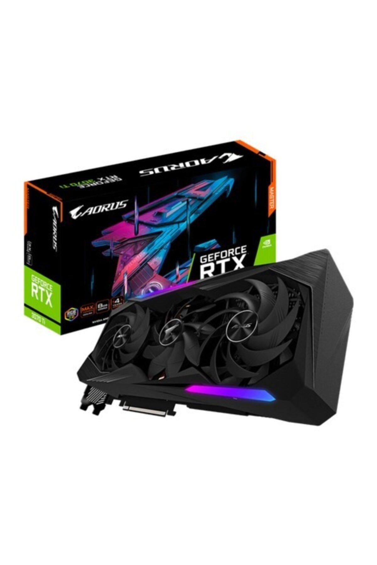 Gigabyte Gıgabyte Rtx 3070 Master 8g Gv-n3070aorus M-8gd 256 Bıt Gddr6 8 Gb Ekran Kartı