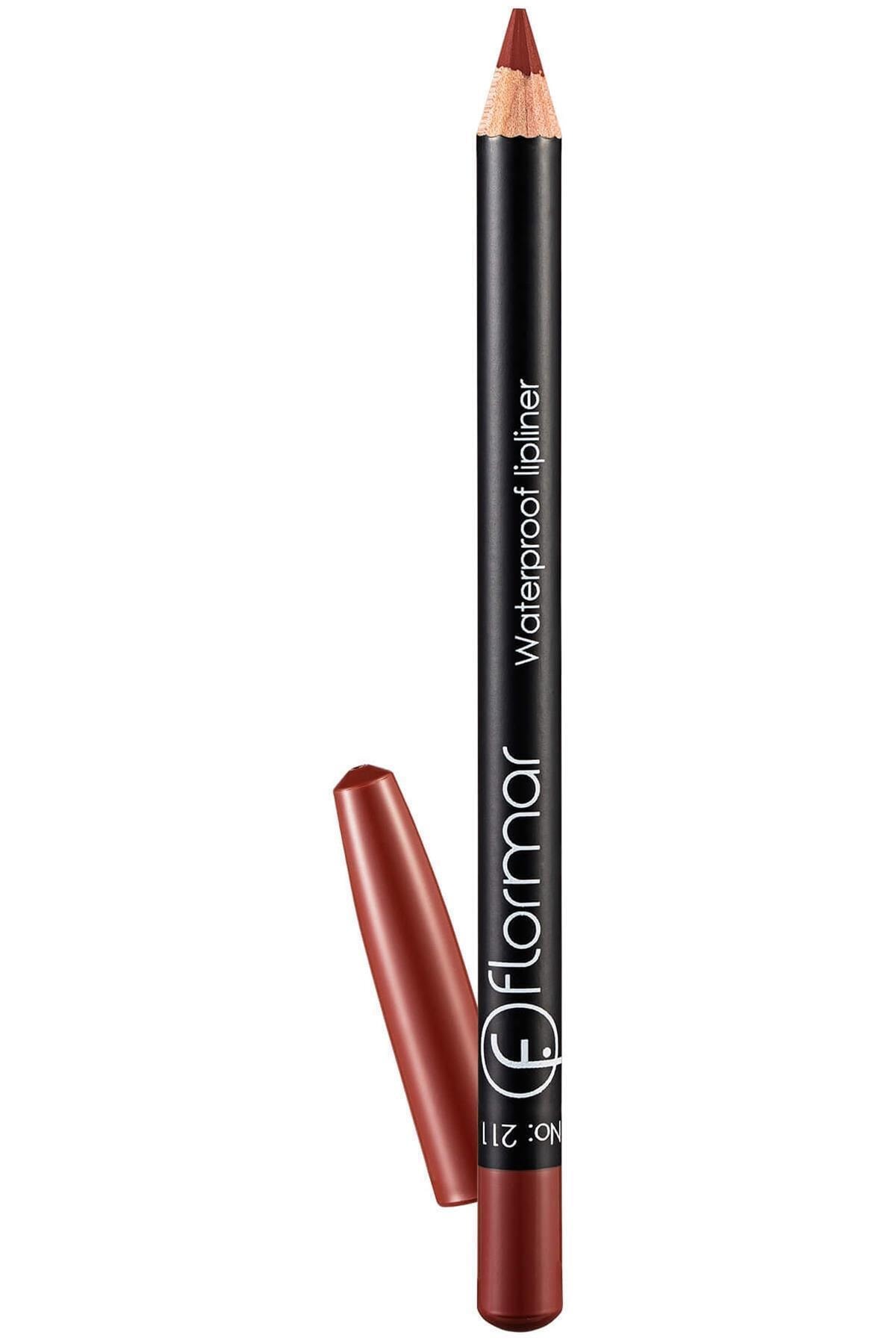 Flormar Waterproof Lip Liner Dudak Kalemi 211 Classical Brown