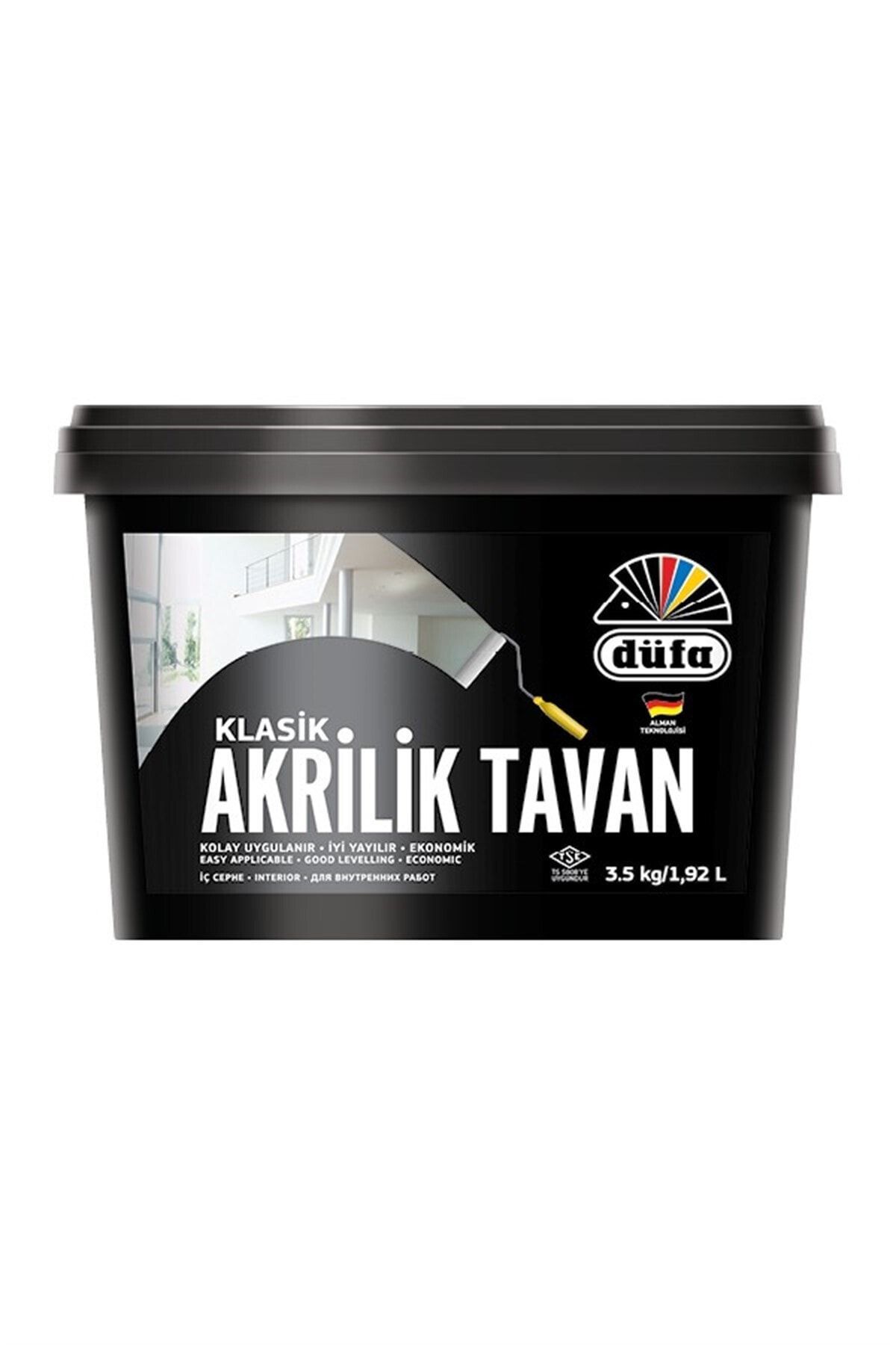 Düfa Akrilik Klasik Tavan Boyası Beyaz 3.5 Kg