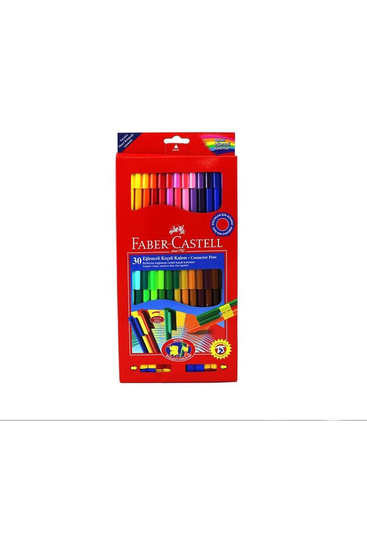 Faber Castell Marka: 30 Renk Eğlenceli Keçeli Kalem