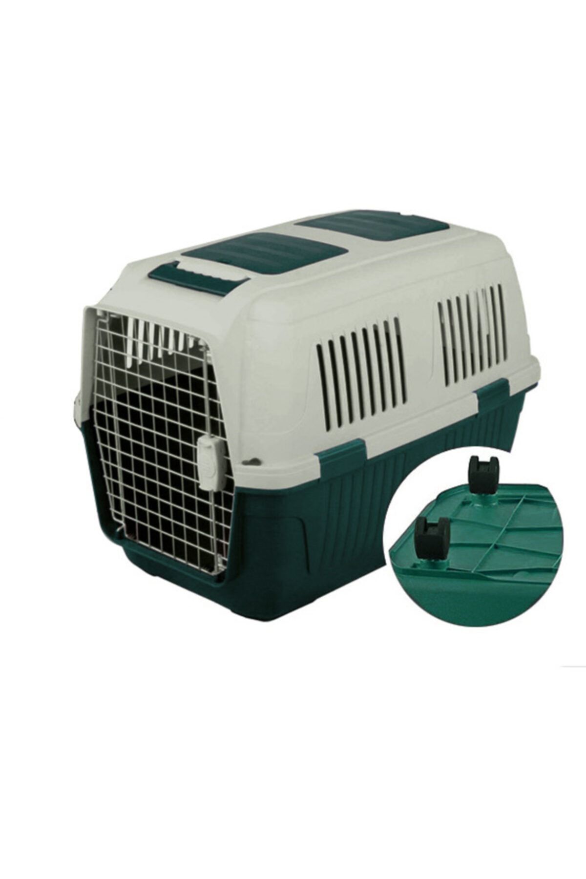 HİLALSHOP Strong Cd8 Köpek Taşıma Çantası Tekerlekli Yeşil 102x74x76 cm